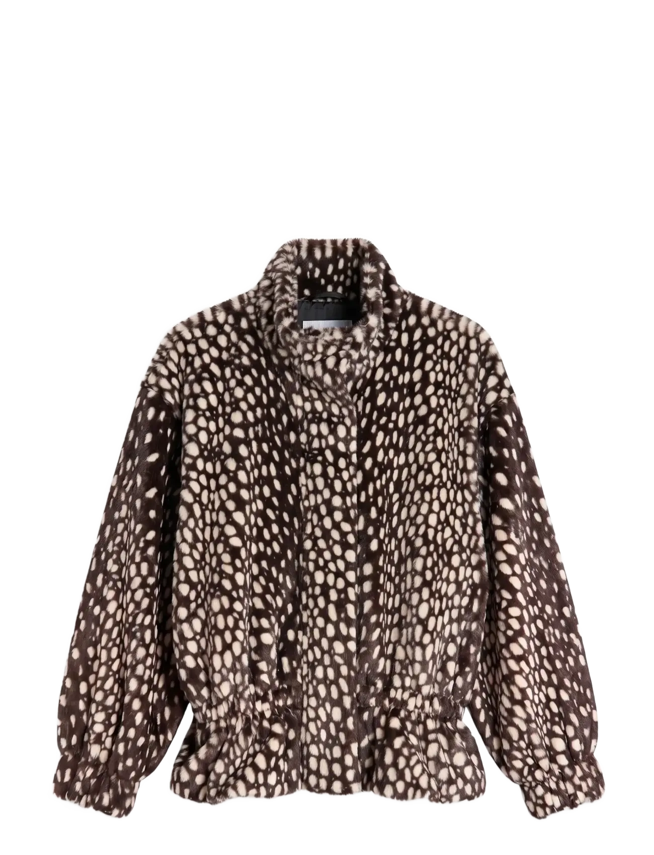 Topshop - TSGAIL HIGH NECK CINCH JACKET OTW - chocolate brown - 1