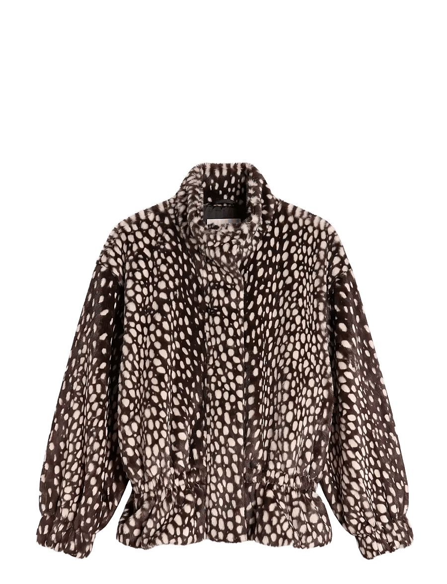 Topshop - TSGAIL HIGH NECK CINCH JACKET OTW - chocolate brown - 1