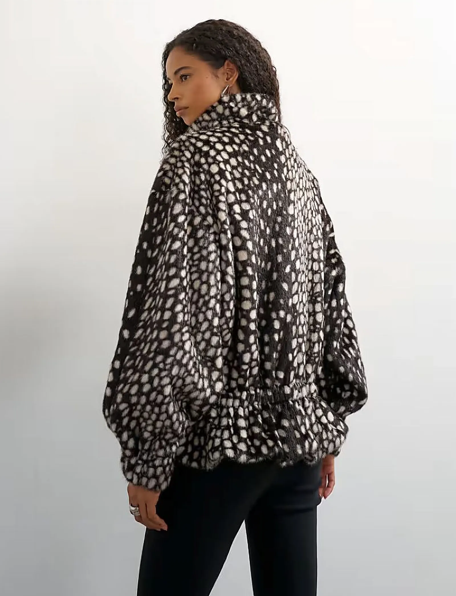 TOPSHOP Tsgail High Neck Cinch Jacket Otw jackor dam – bild 2