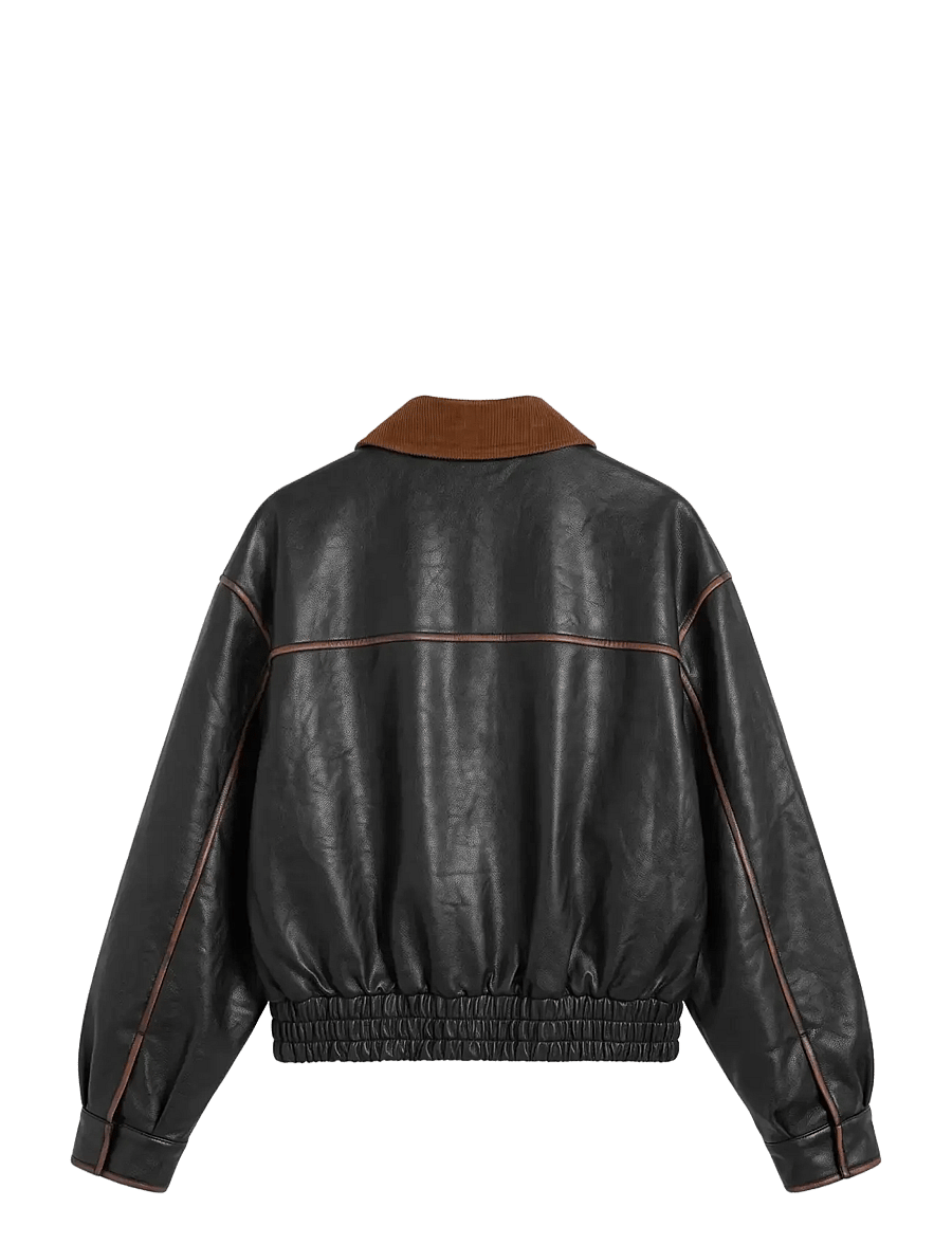 Topshop - TSMORI BOXY BOMBER JACKET OTW - bomberjacken - jet black - 2