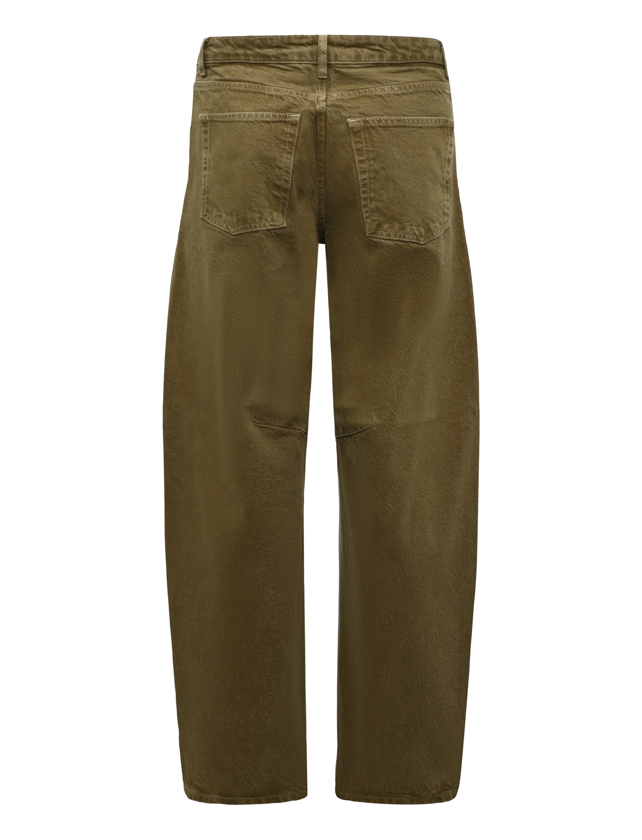 Topshop - TSBARREL KHAKI JEAN DNM - dark green denim - 2