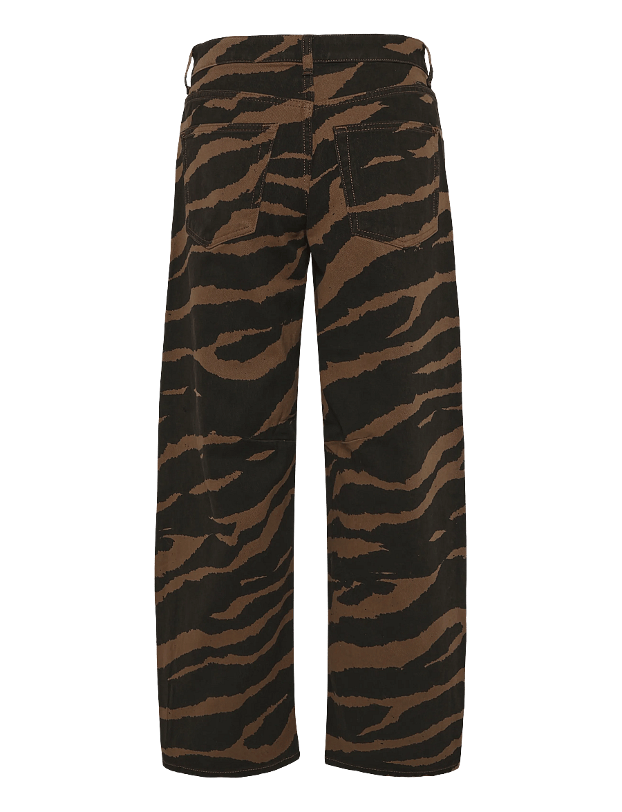 Topshop - TSBARREL MID RISE JEANS DNM - barrel jeans - dark brown denim - 2