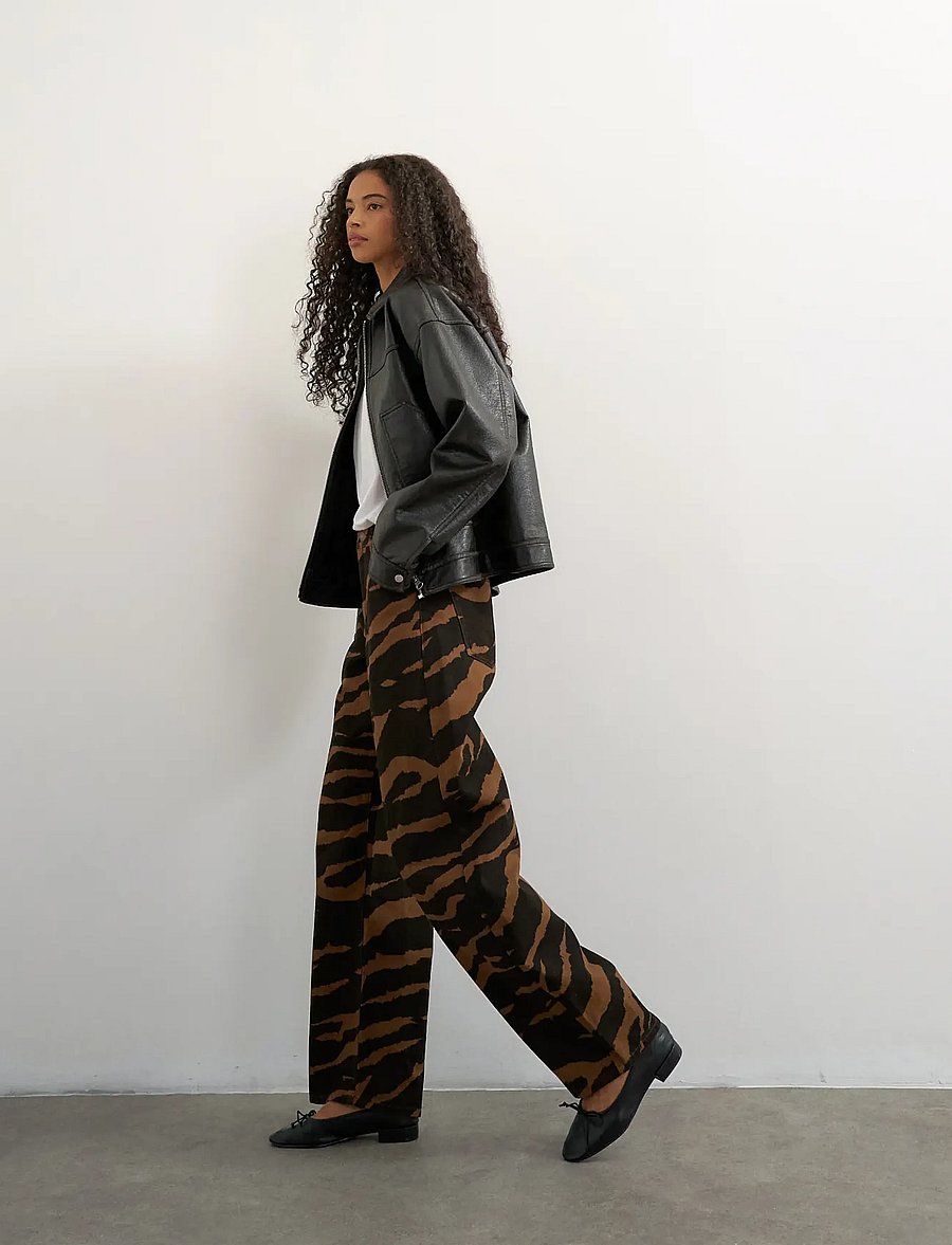 Topshop - TSBARREL MID RISE JEANS DNM - barrel jeans - dark brown denim - 0