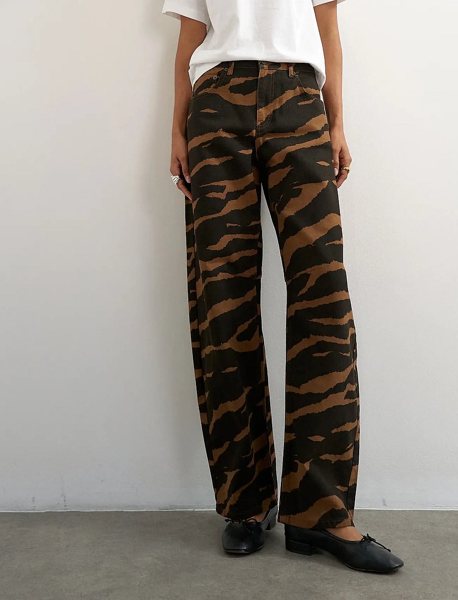 Topshop - TSBARREL MID RISE JEANS DNM - barrel jeans - dark brown denim - 4