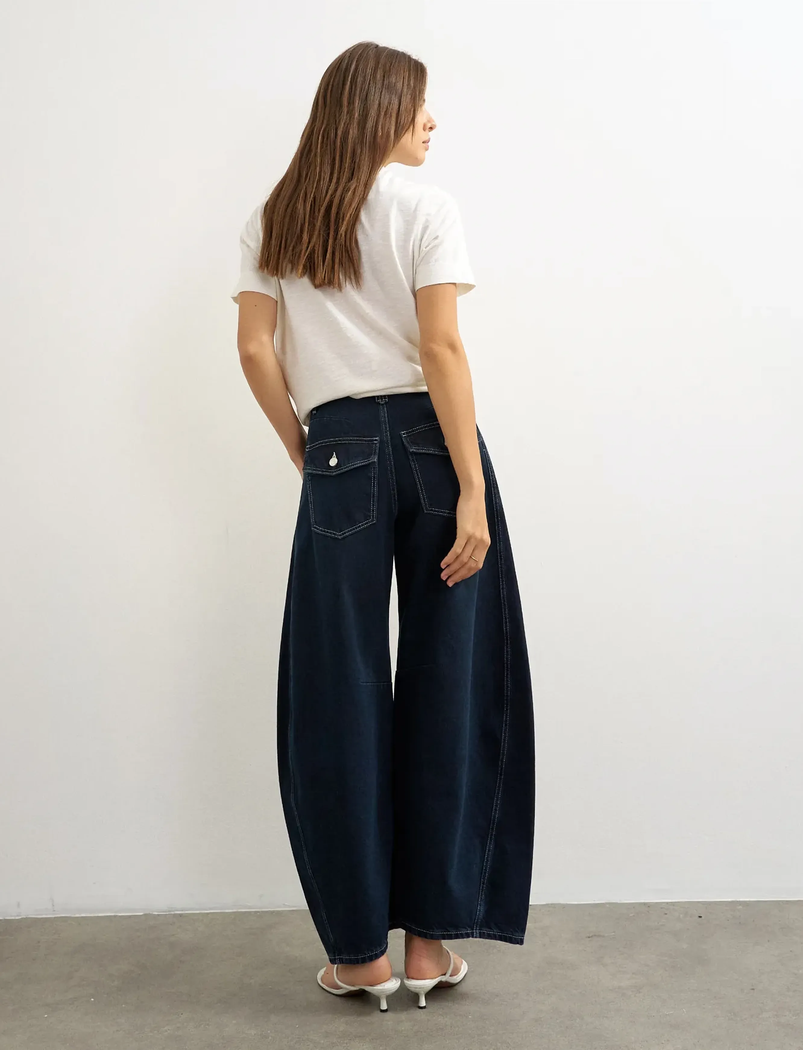 Topshop - TSHORSESHOE JEANS MID RISE DNM - herbstersparnisse - dark blue denim - 3