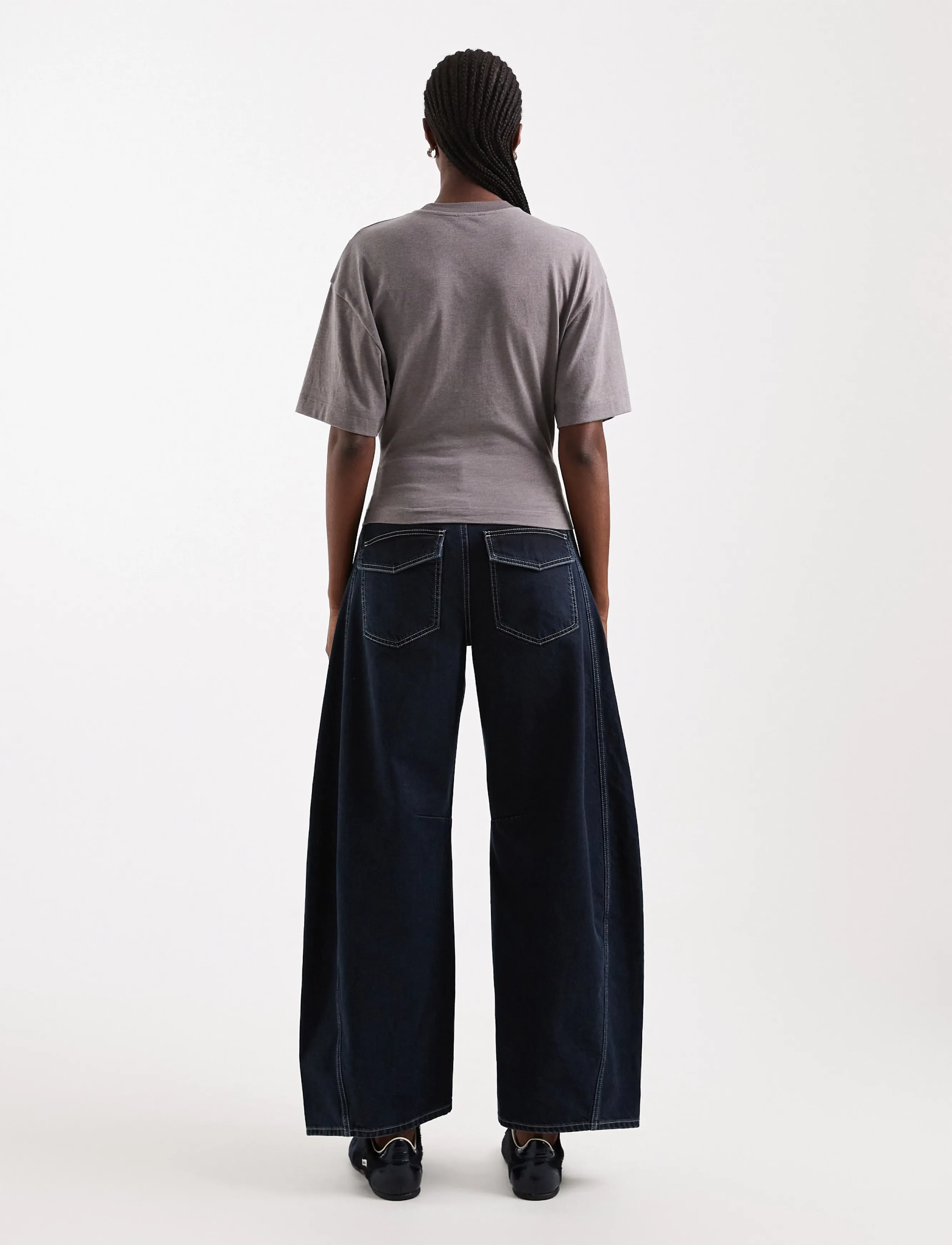 Topshop - TSHORSESHOE JEANS MID RISE DNM - dark blue denim - 3