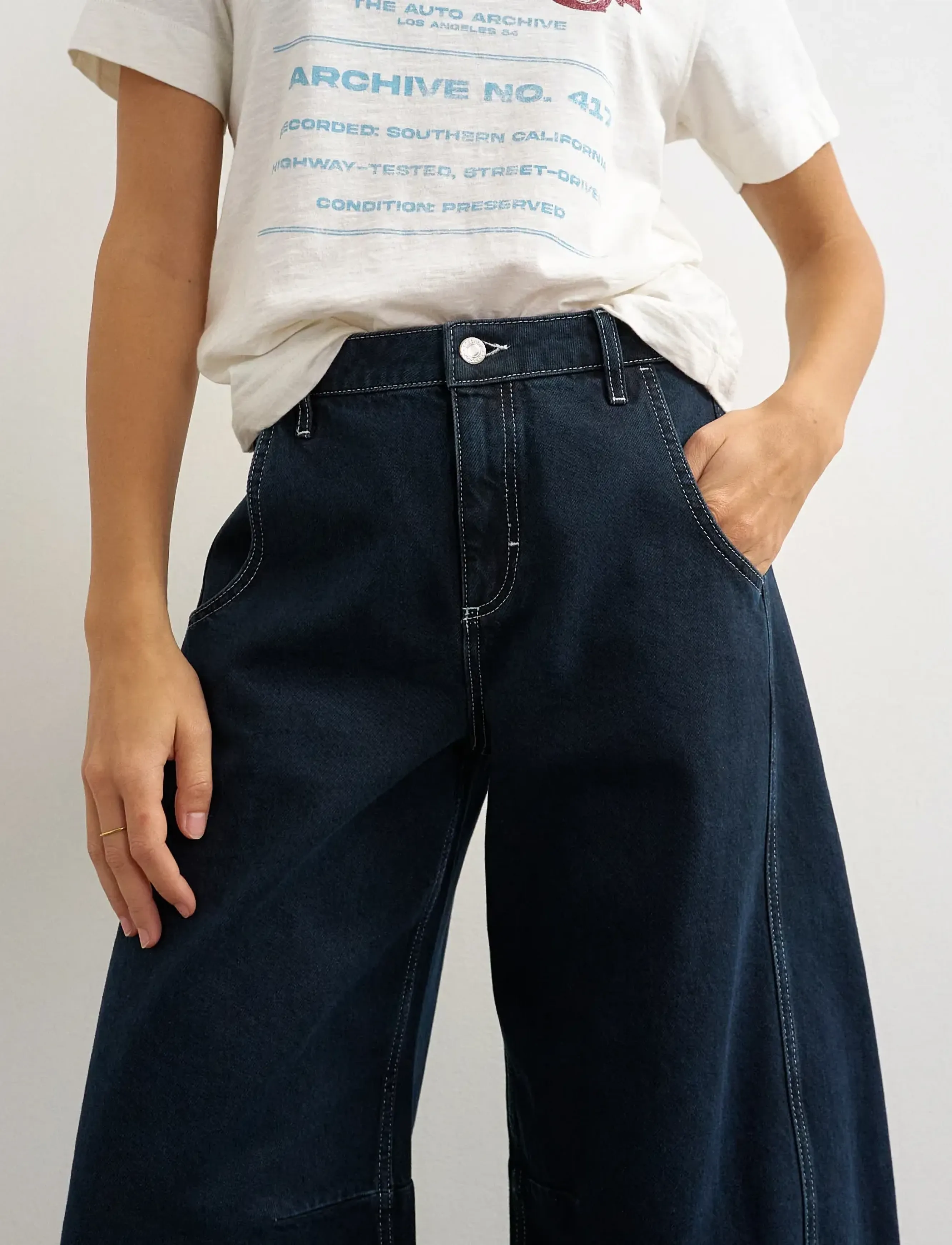 TOPSHOP Tshorseshoe Jeans Mid Rise Dnm dam – bild 6