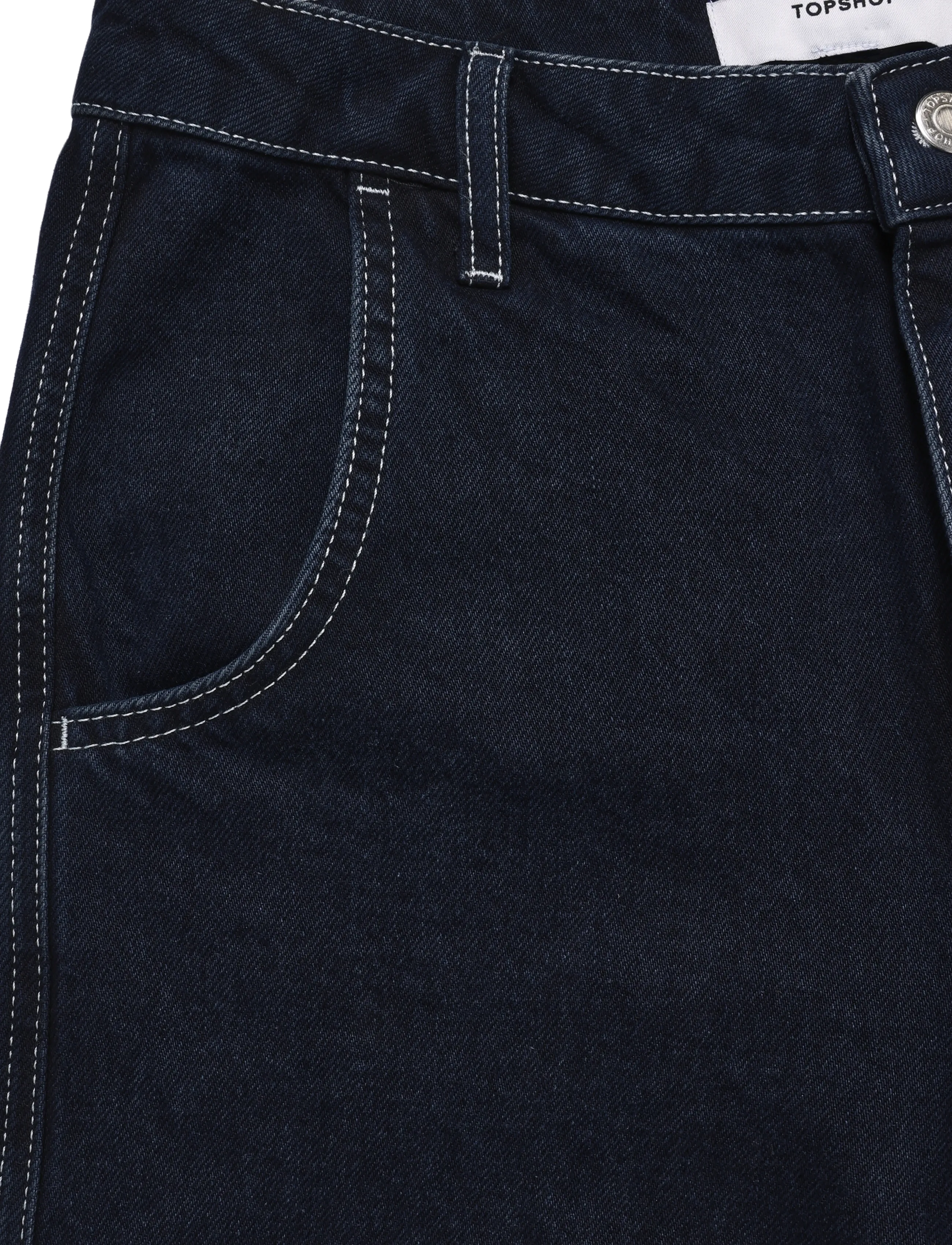 Topshop - TSHORSESHOE JEANS MID RISE DNM - dark blue denim - 5