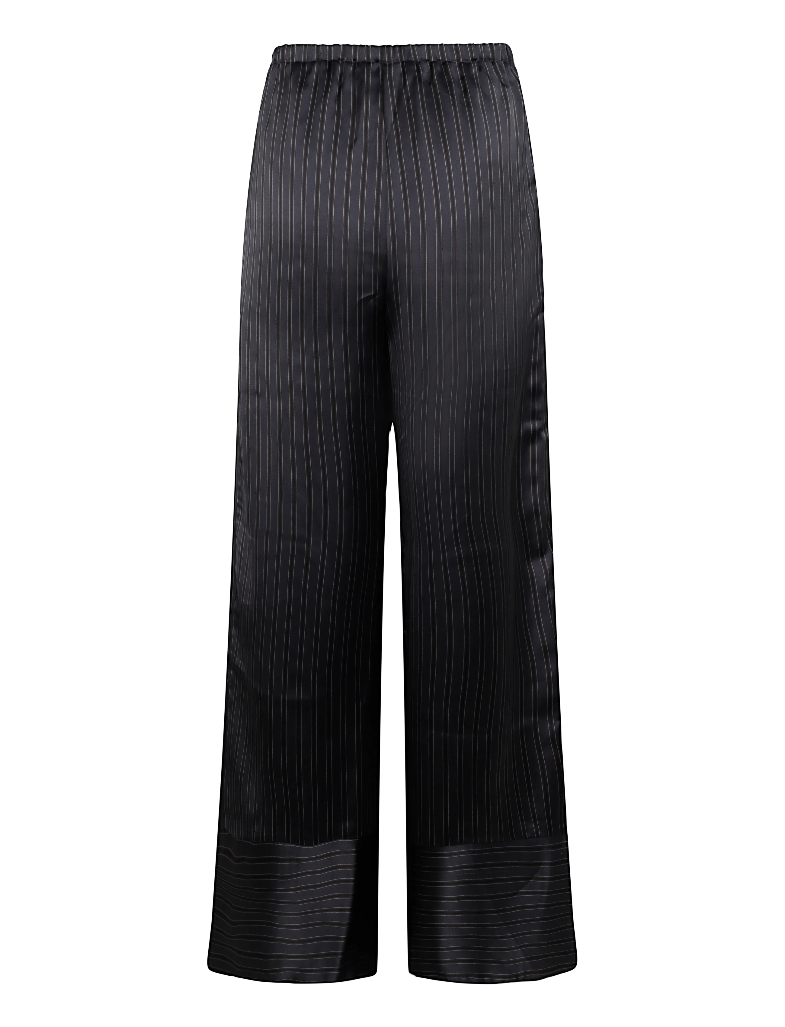 Topshop - TSARDO SATIN TIE WAIST TROUSER WVN - charcoal gray - 1