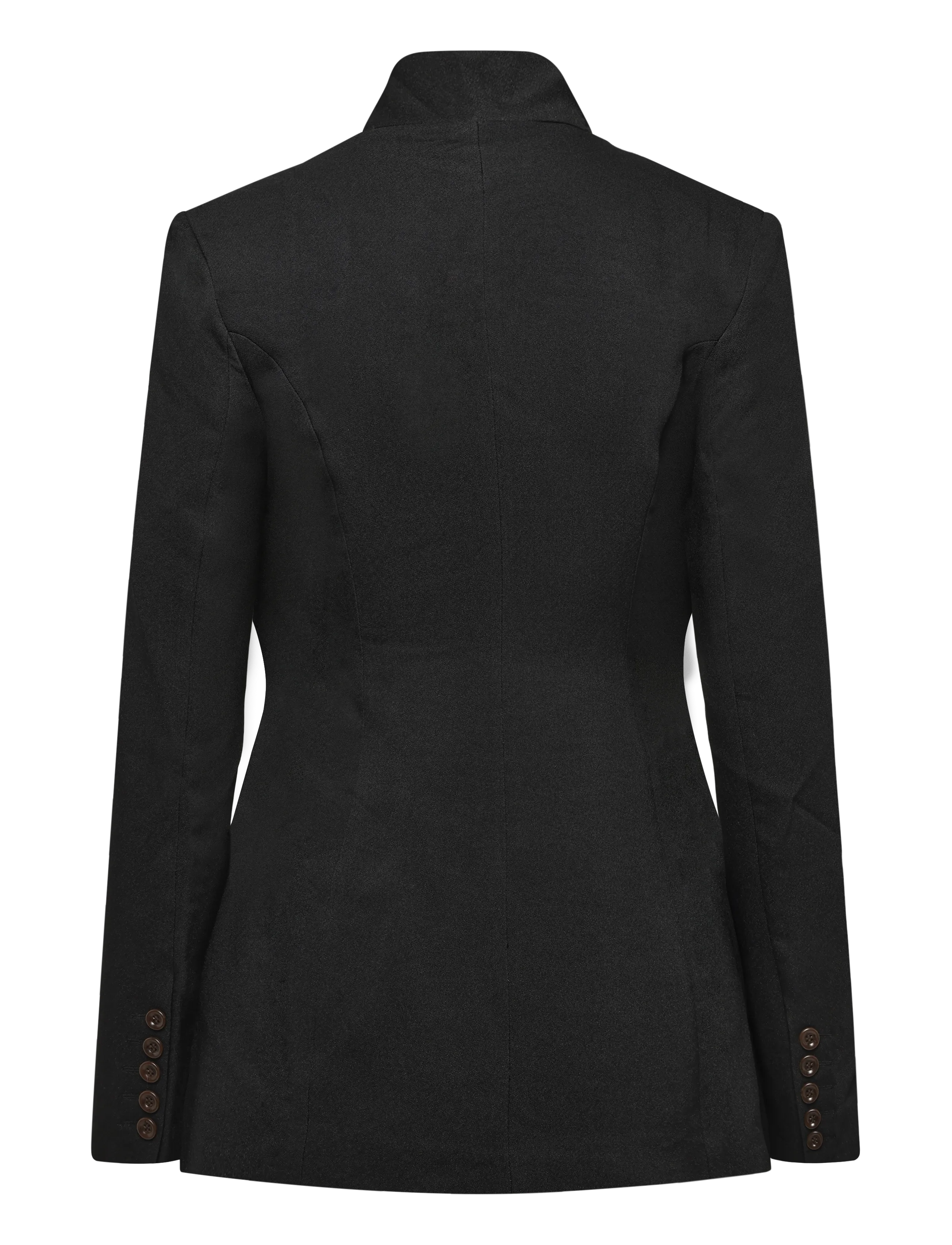 Topshop - TSASLI SCARF DETAIL BLAZER - single breasted blazers - jet black - 2