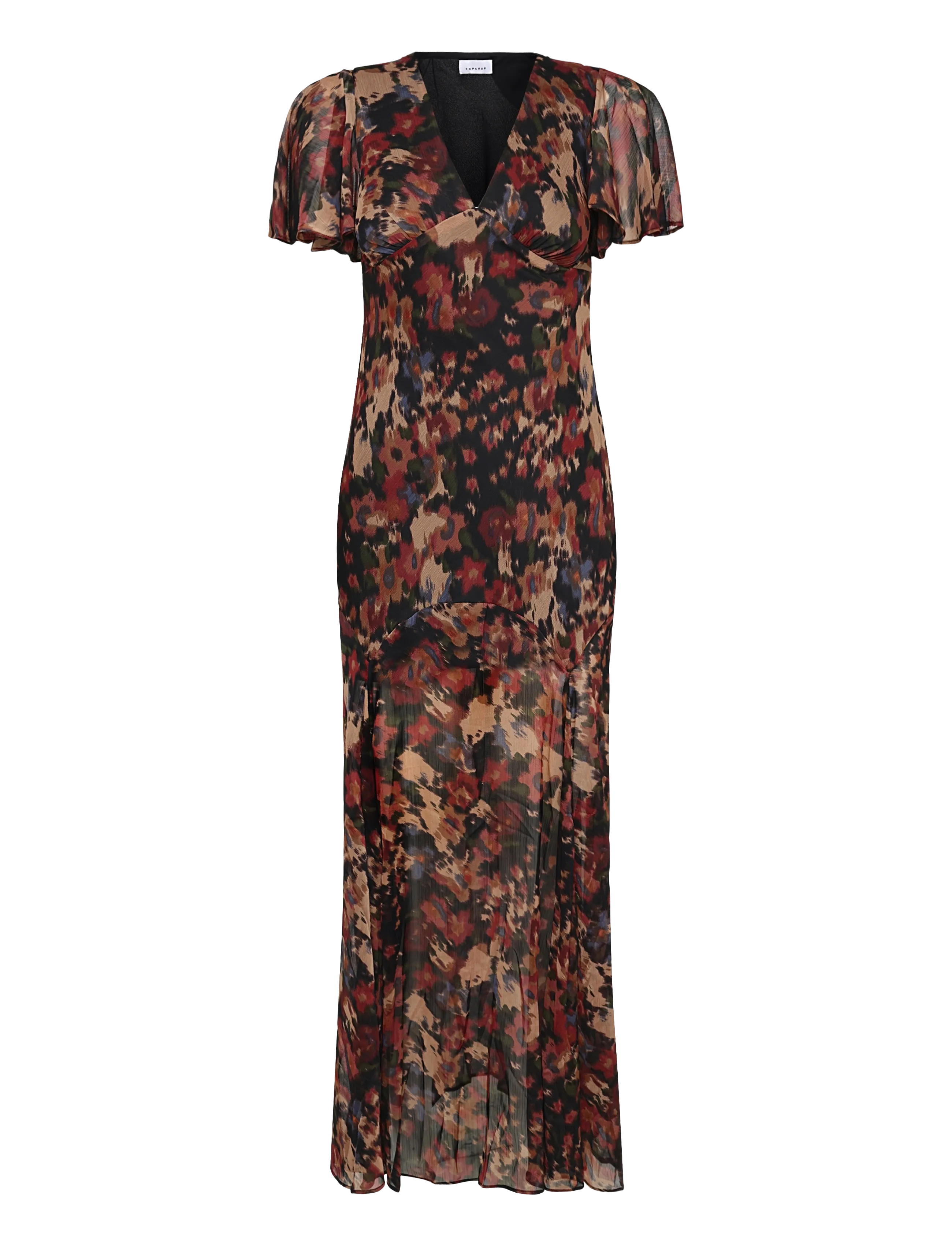 Topshop - Tscitha Floral Print Maxi