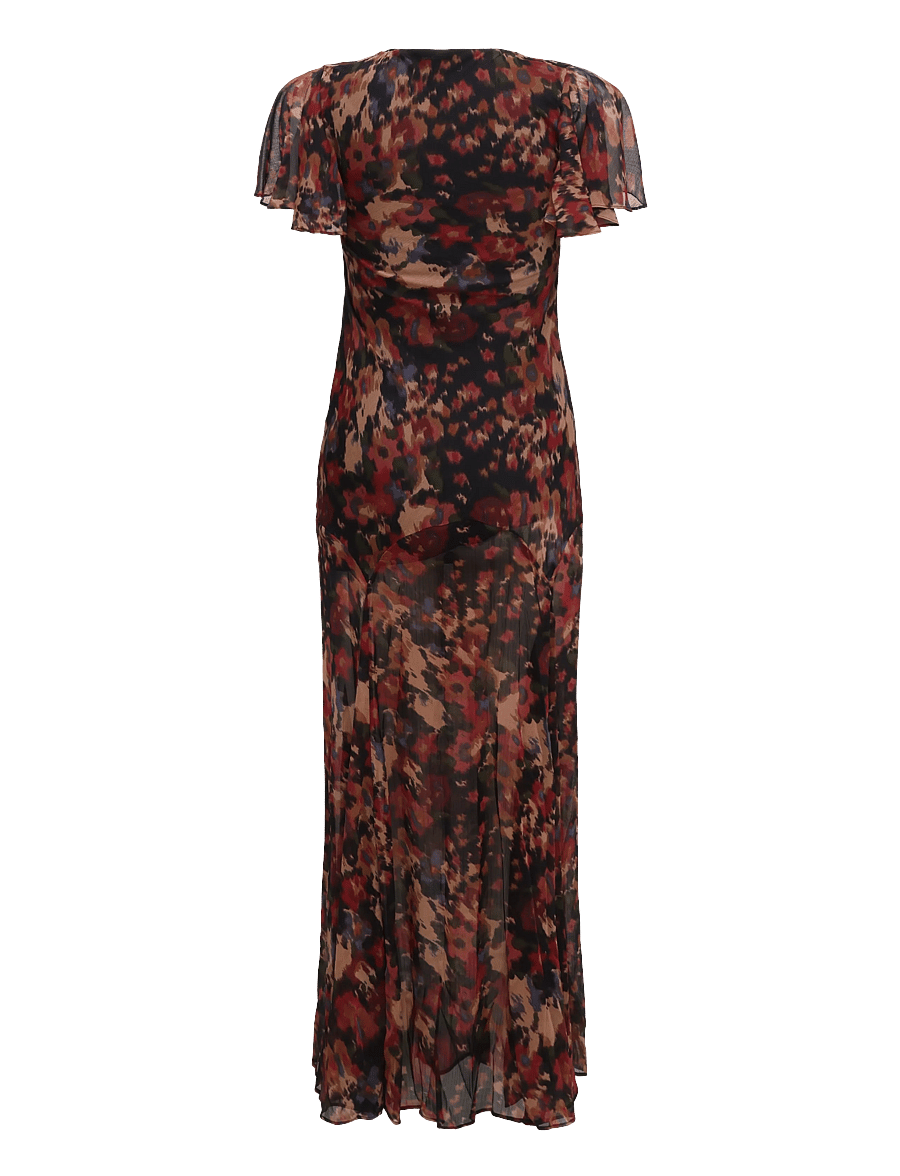 Topshop - TSCITHA FLORAL PRINT MAXI DRESS WVN - suvekleidid - withered rose - 2