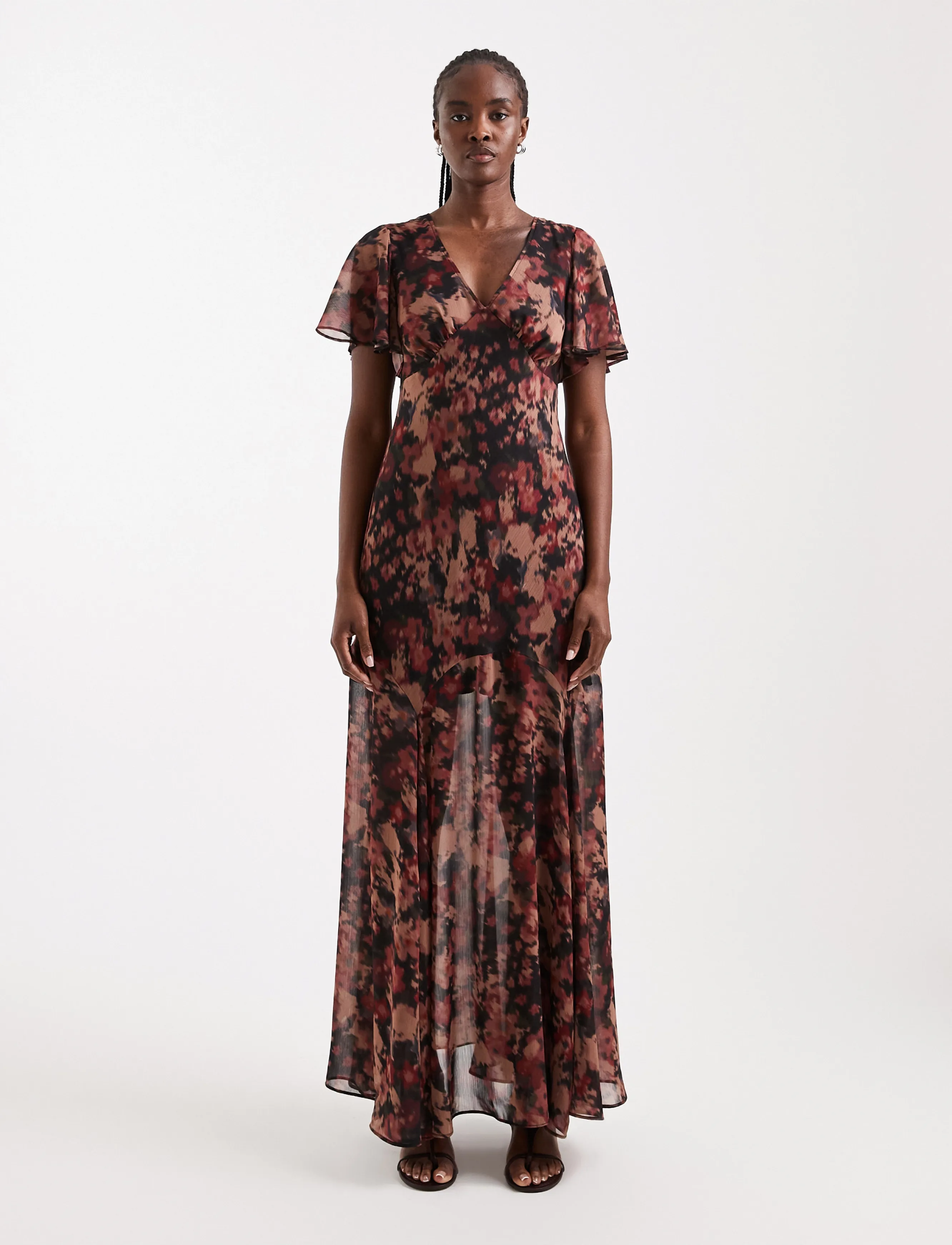 Tscitha Floral Print Maxi Dress Wvn