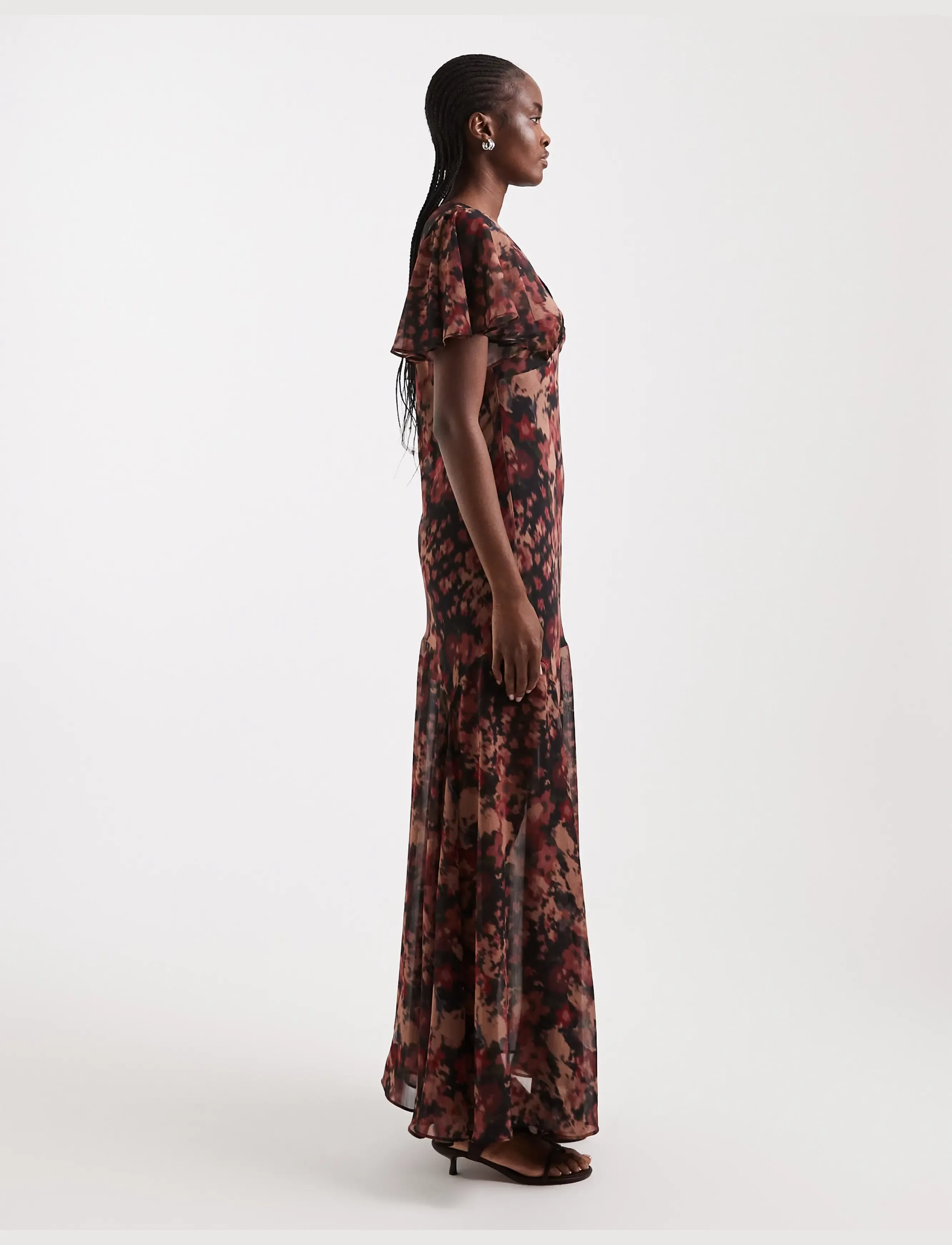 Tscitha Floral Print Maxi Dress Wvn 3