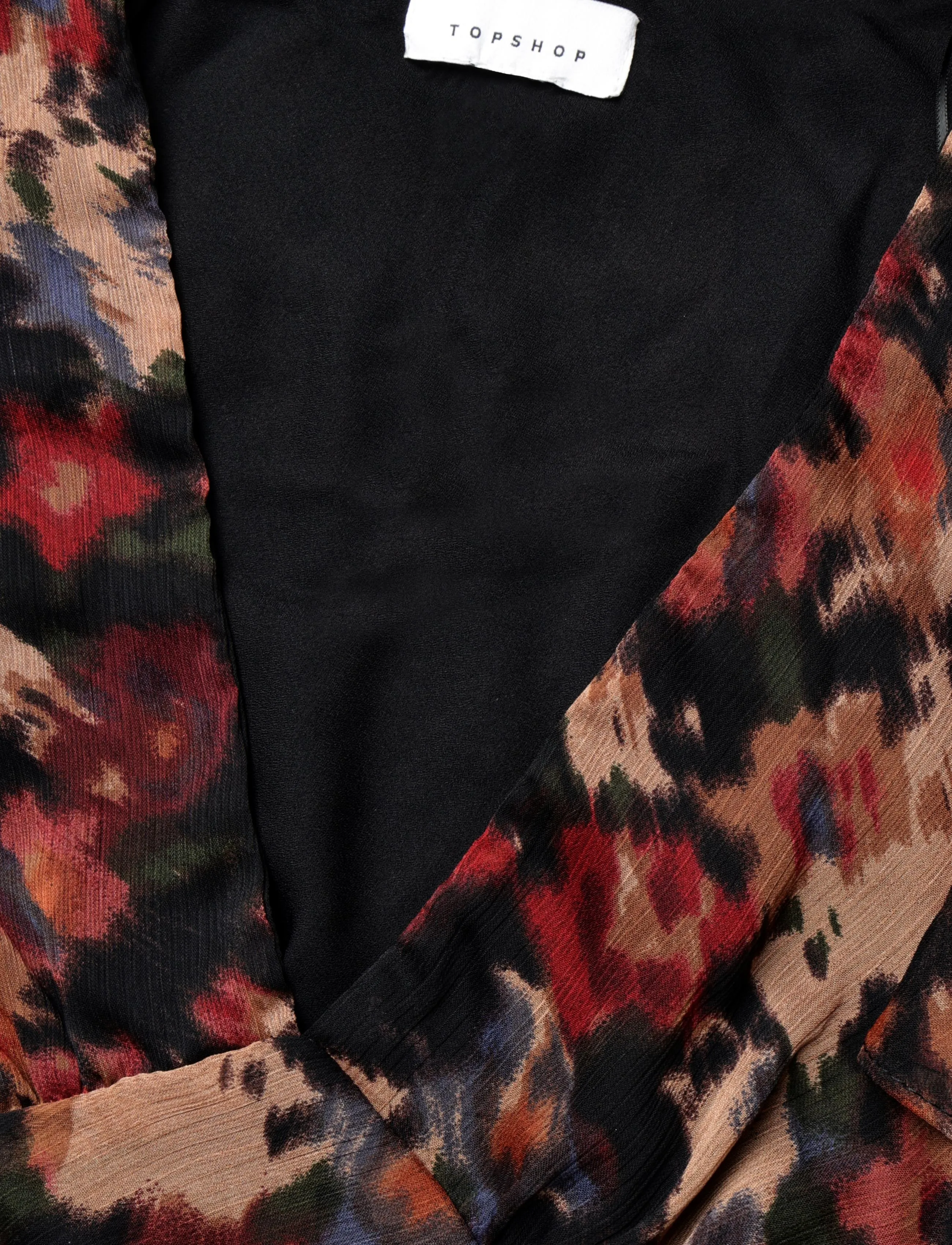 Topshop - TSCITHA FLORAL PRINT MAXI DRESS WVN - suvekleidid - withered rose - 5