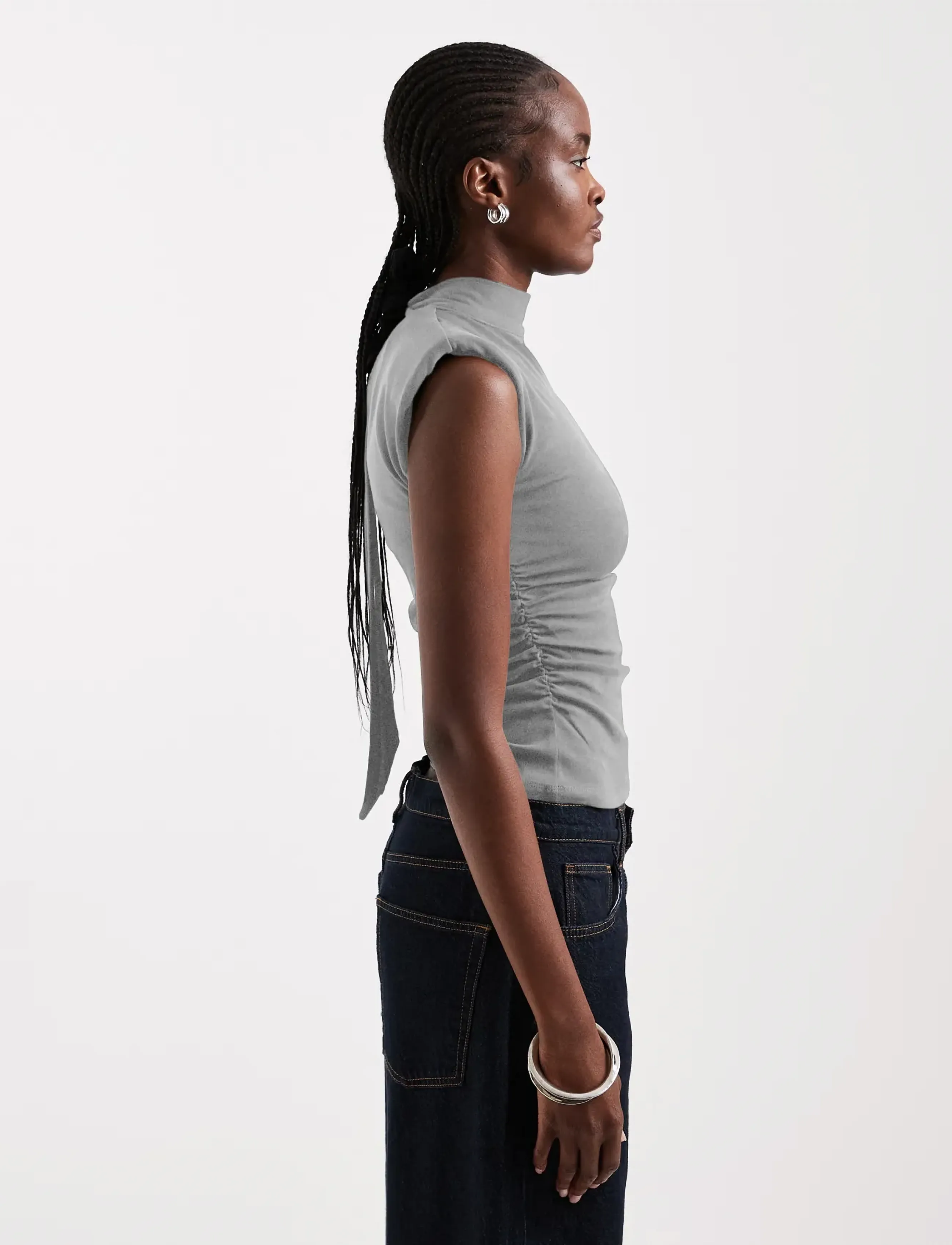TOPSHOP Tsbenda S/S Scarf Tank Top Jrs toppar & linnen dam – bild 3