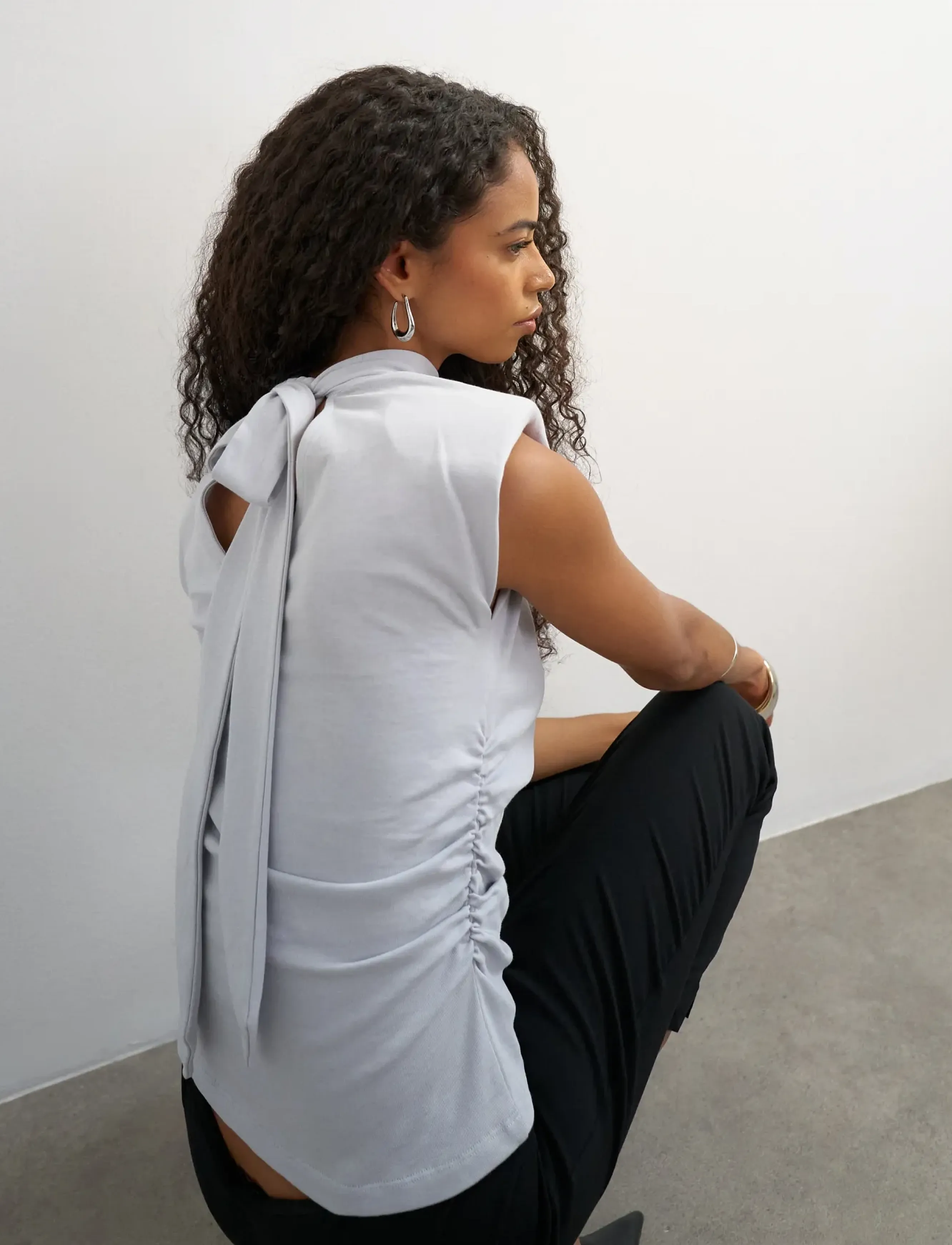TOPSHOP Tsbenda S/S Scarf Tank Top Jrs toppar & linnen dam – bild 4