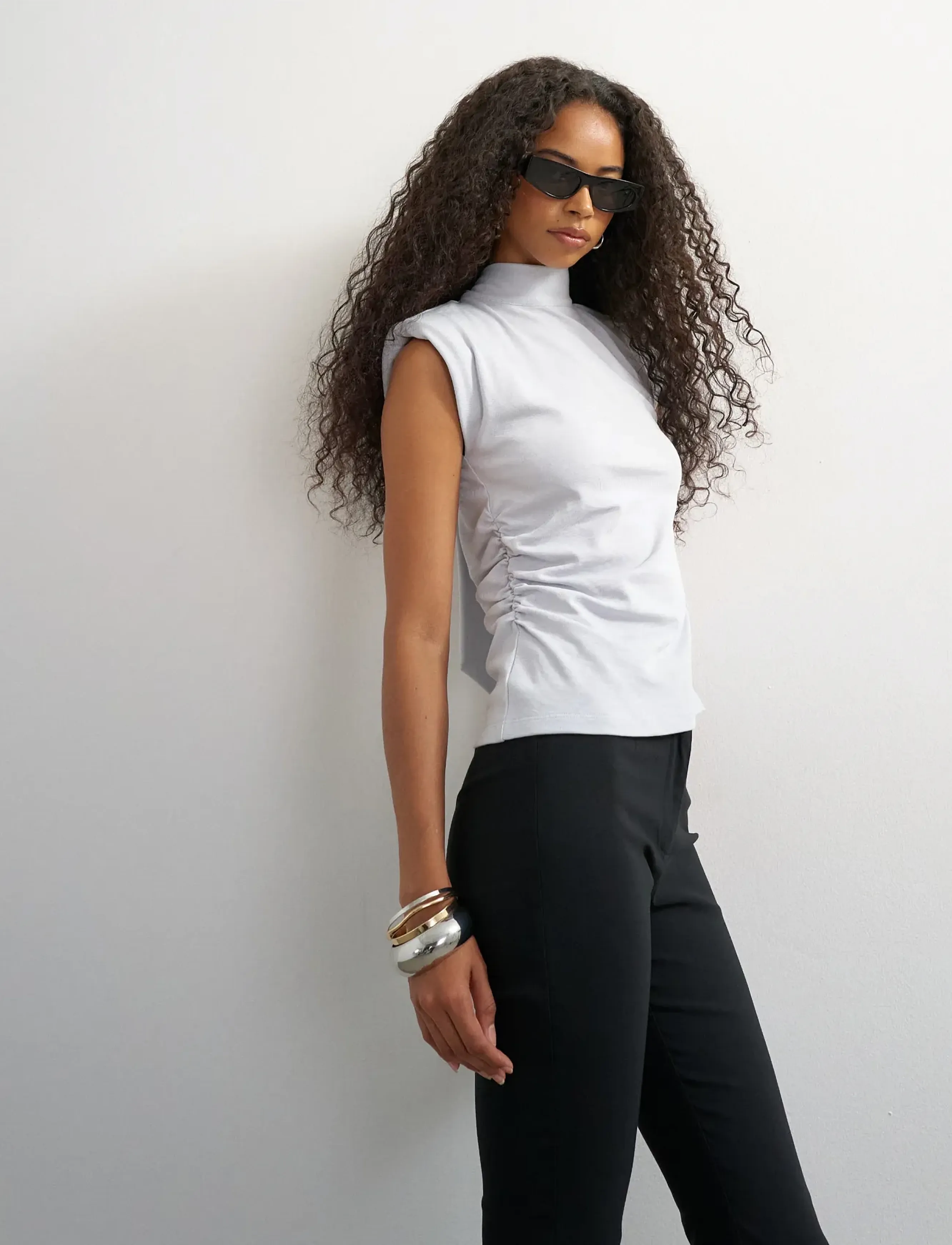 TOPSHOP Tsbenda S/S Scarf Tank Top Jrs toppar & linnen dam – bild 6