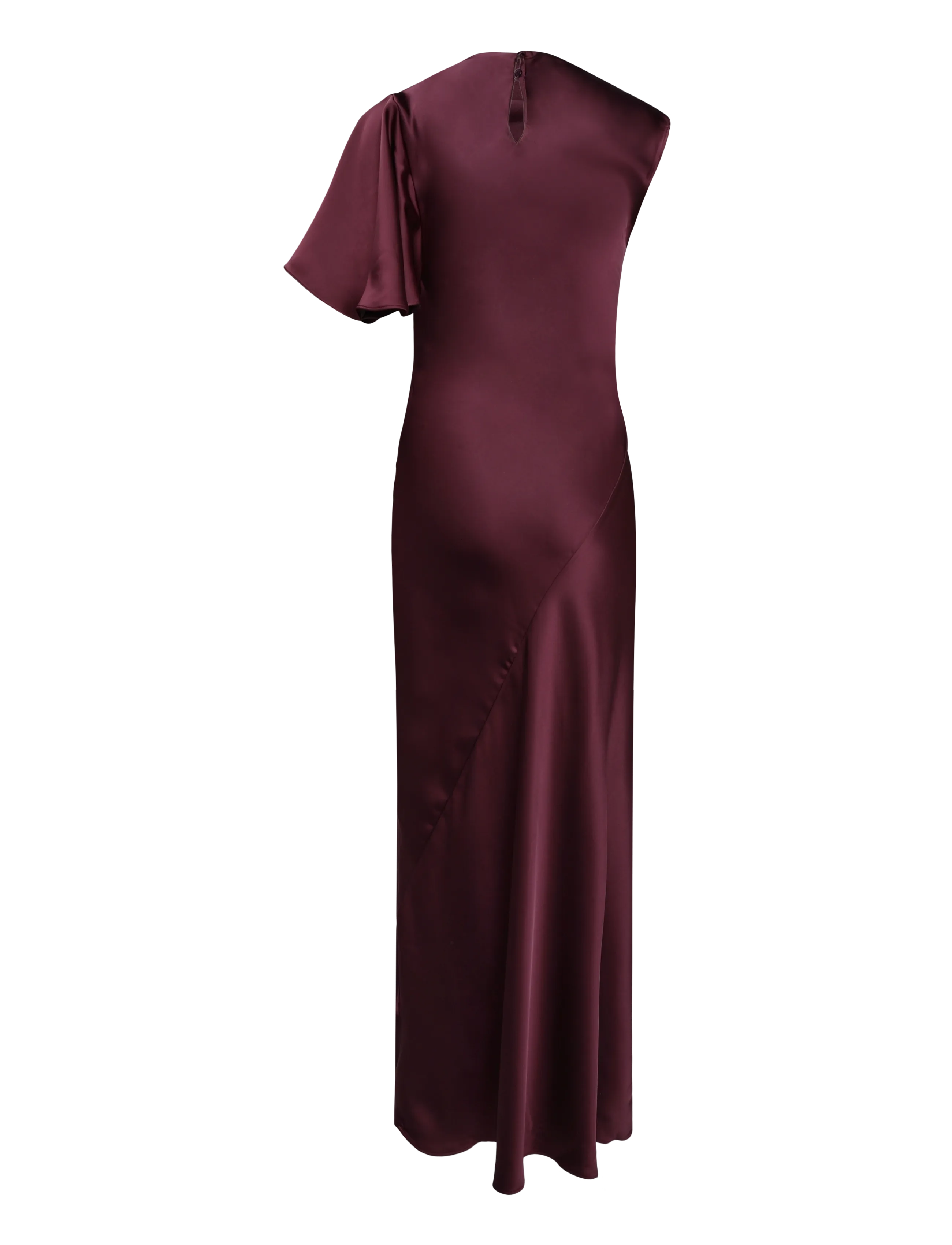 Topshop - TSCINDY ONE SHOULDER MAXI DRESS WVN - maxiklänningar - plum purple - 2