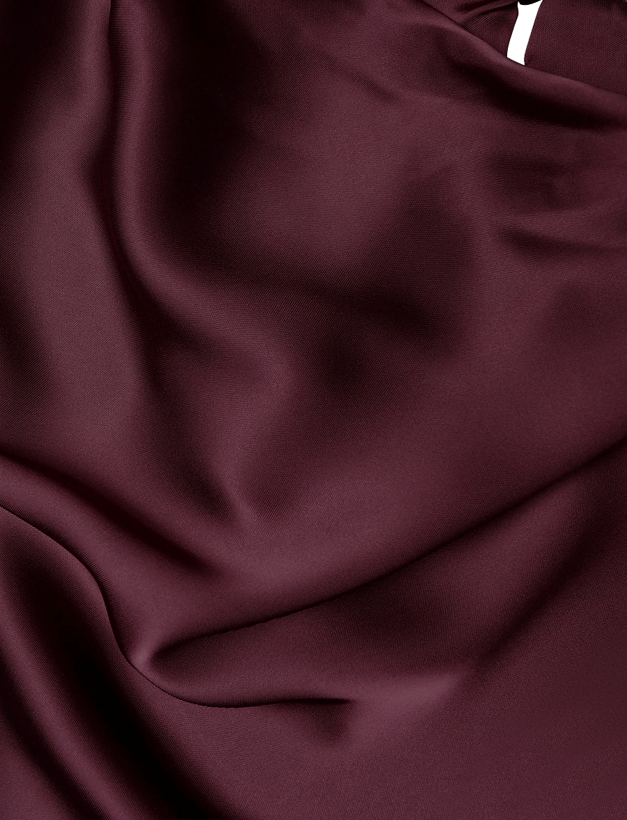Topshop - TSCINDY ONE SHOULDER MAXI DRESS WVN - maxiklänningar - plum purple - 5