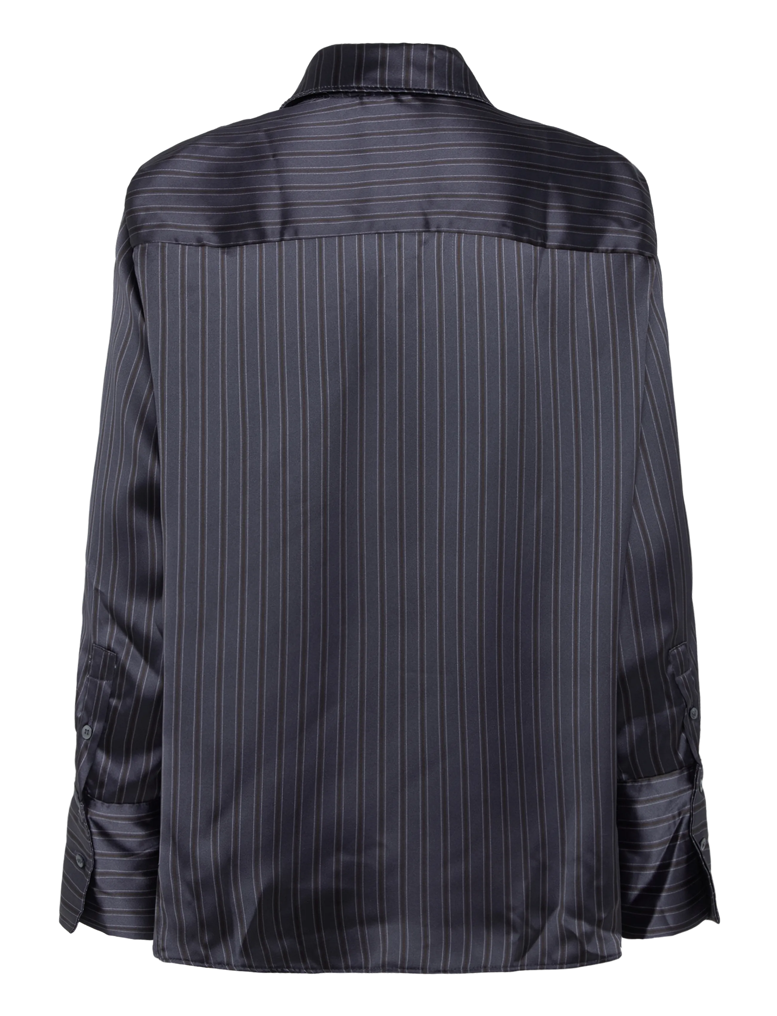 Topshop - TSDANILA LS CINCH BACK TIE SHIRT WVN - charcoal gray - 2