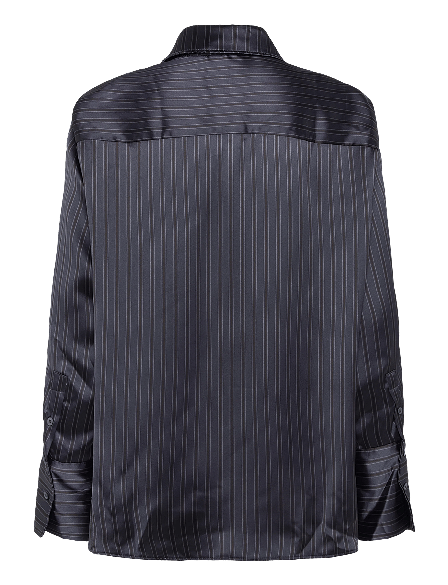 Topshop - TSDANILA LS CINCH BACK TIE SHIRT WVN - langärmlige hemden - charcoal gray - 2