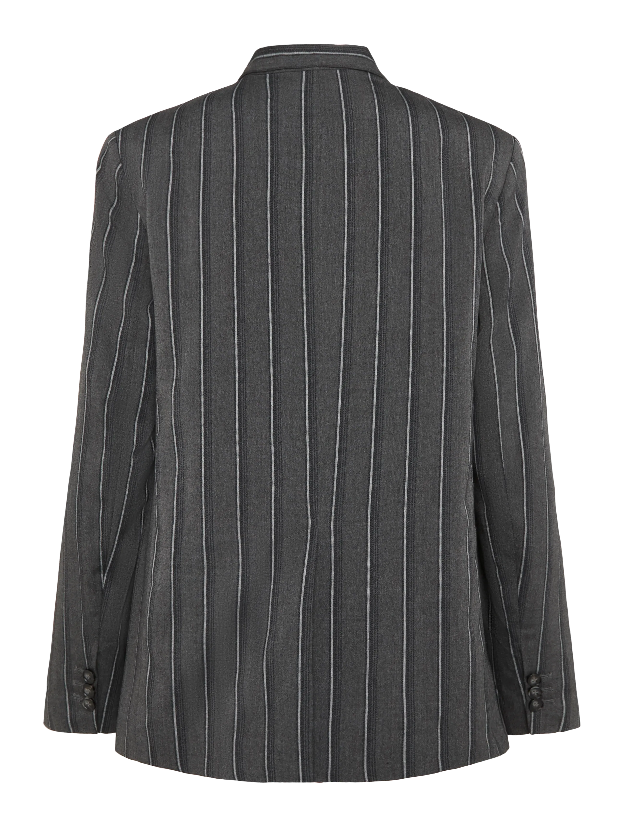 Topshop - TSALAZ PINSTRIPE HIGHNECK BLAZER - Üherealised pintsakud - charcoal gray - 2