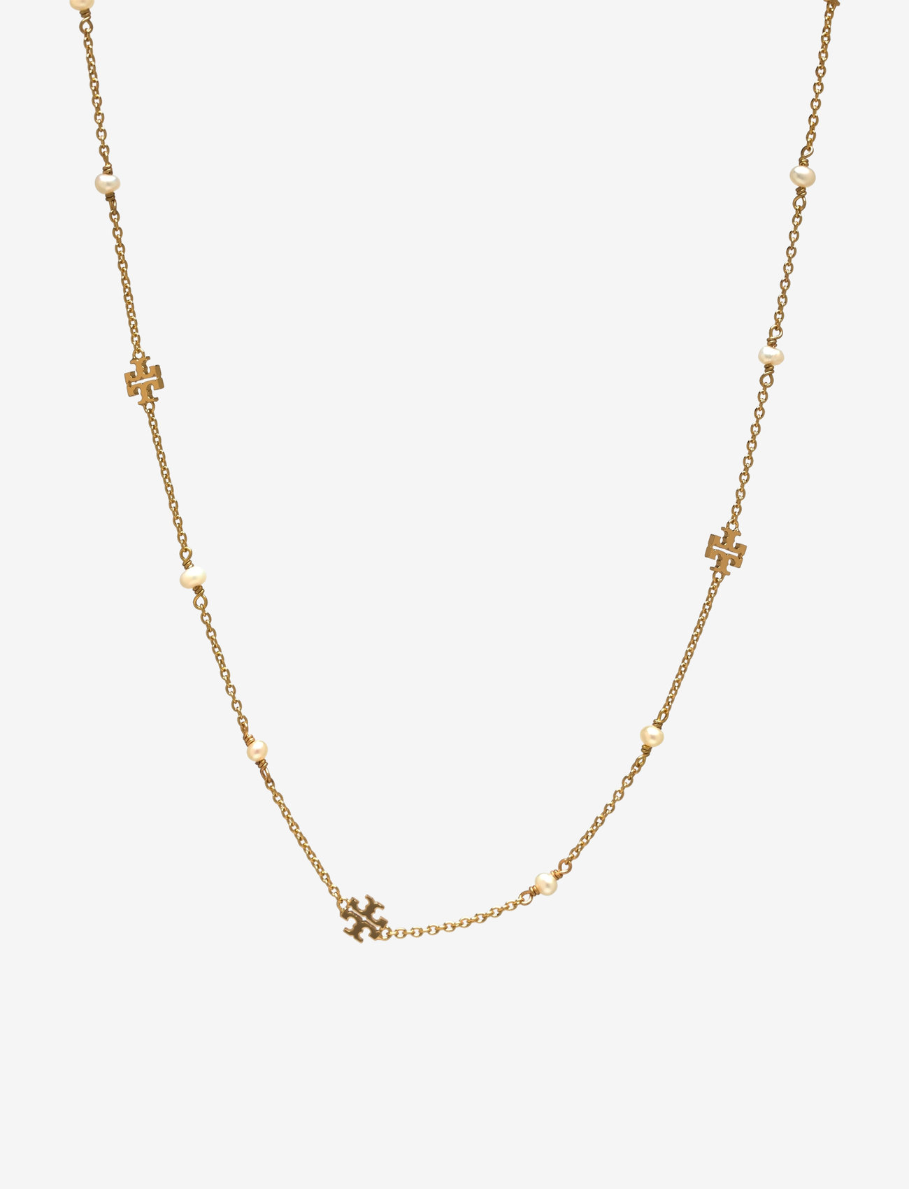 Tory Burch - Delicate Moondance Pearl Necklace - kaelaketid - tory gold / pearl - 0