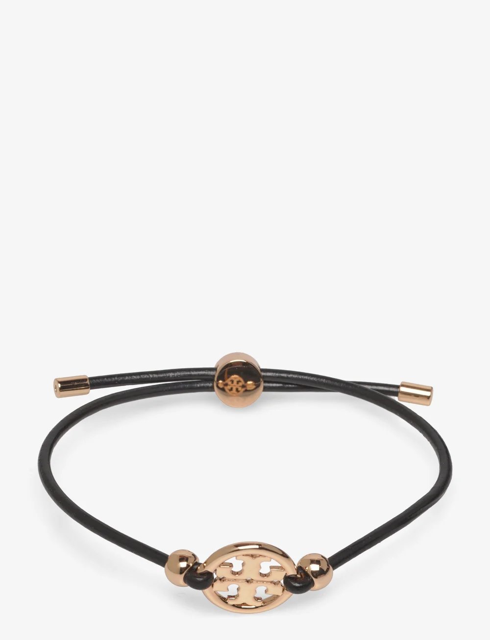 Tory Burch - Miller Slider Bracelet - kædearmbånd - tory gold / black - 0