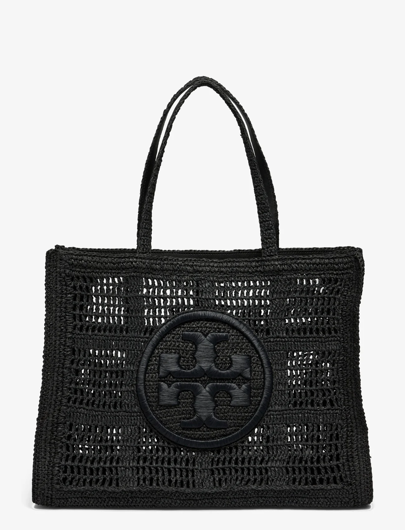 Tory Burch - Ella Hand-Crocheted Large Tote - totes - black - 0
