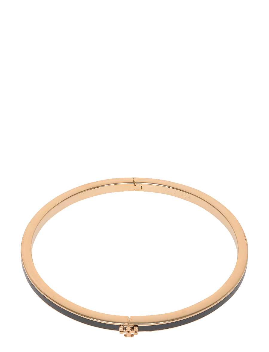Tory Burch - Thin Icon Enamel Bracelet - armreifen - tory gold / black - 0
