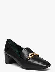 Tory Burch - JESSA HEELED LOAFER 45MM - loafers med hæl - perfect black - 0