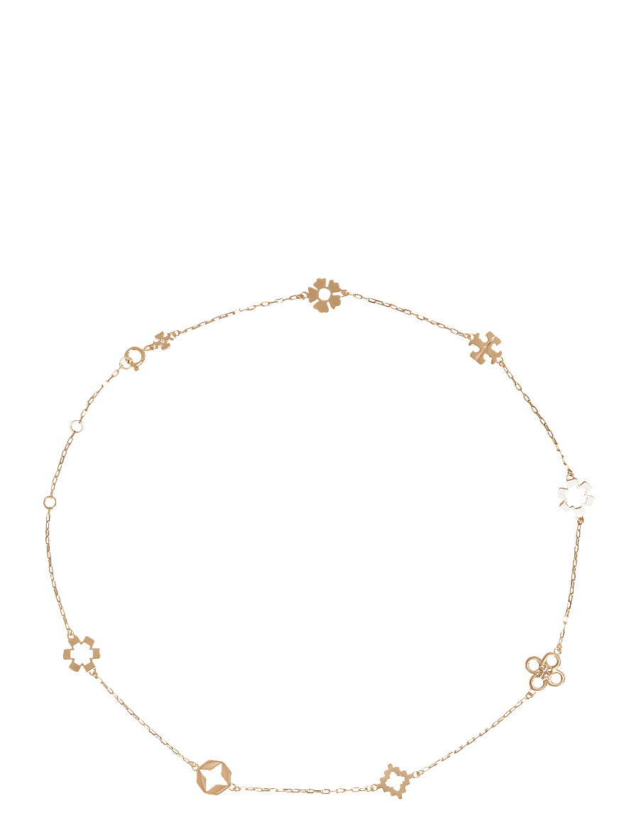 Tory Burch - Forget Me Not Necklace - halskæder med vedhæng - tory gold - 0