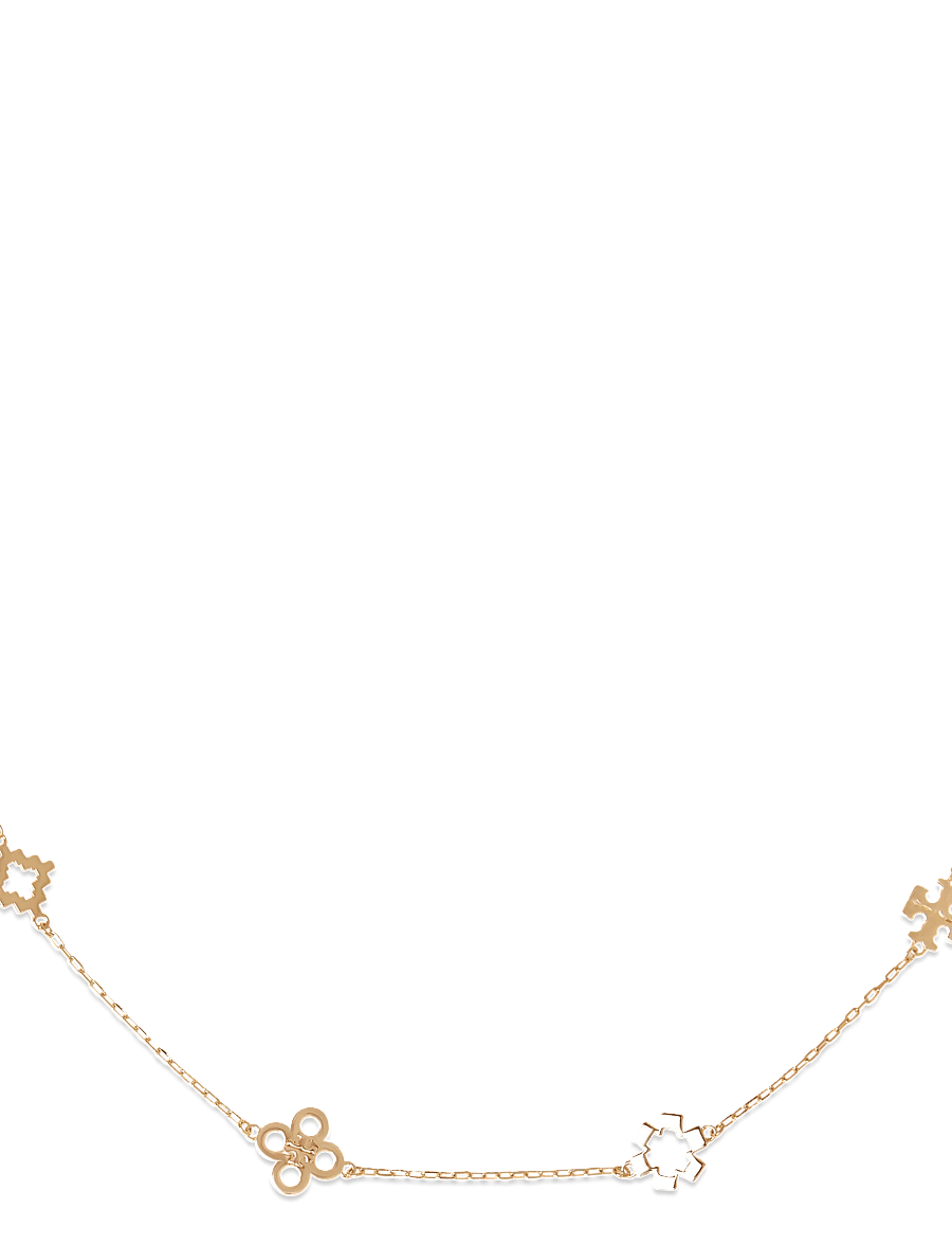 Tory Burch - Forget Me Not Necklace - halskæder med vedhæng - tory gold - 1