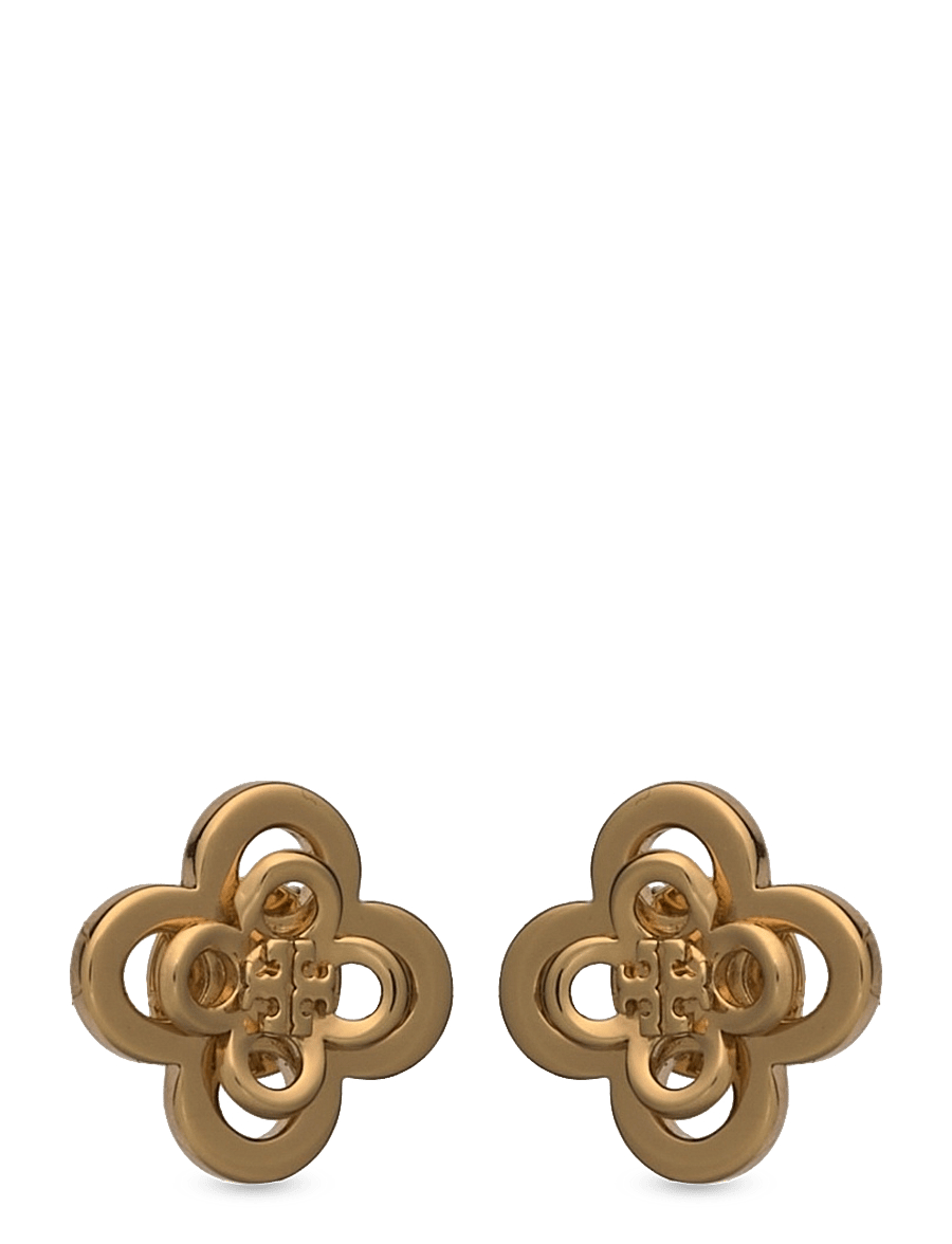 Tory Burch - Forget Me Not Clover Stacked Stud Earrings - ohrstecker - tory gold - 0