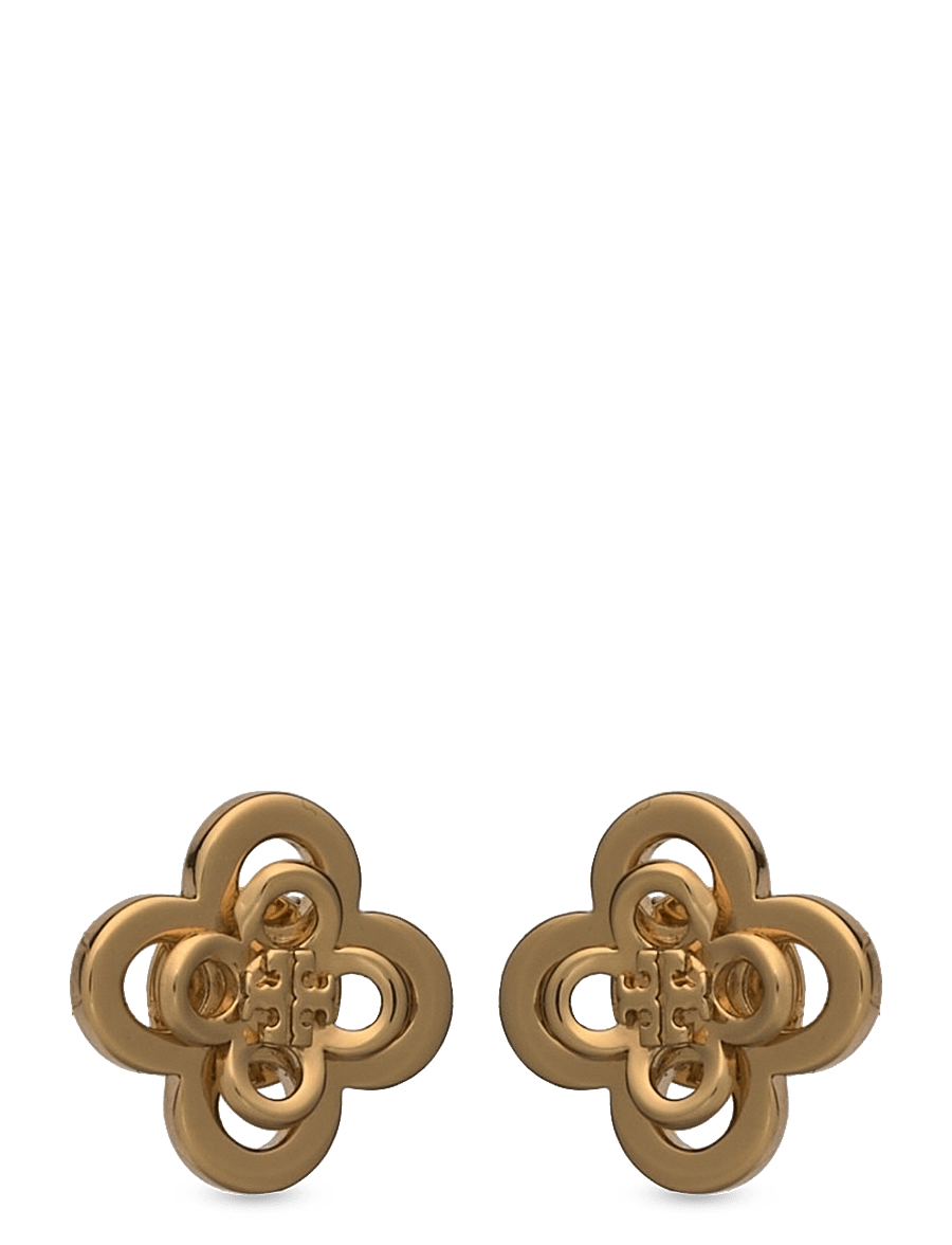 Tory Burch - Forget Me Not Clover Stacked Stud Earrings - ohrstecker - tory gold - 1