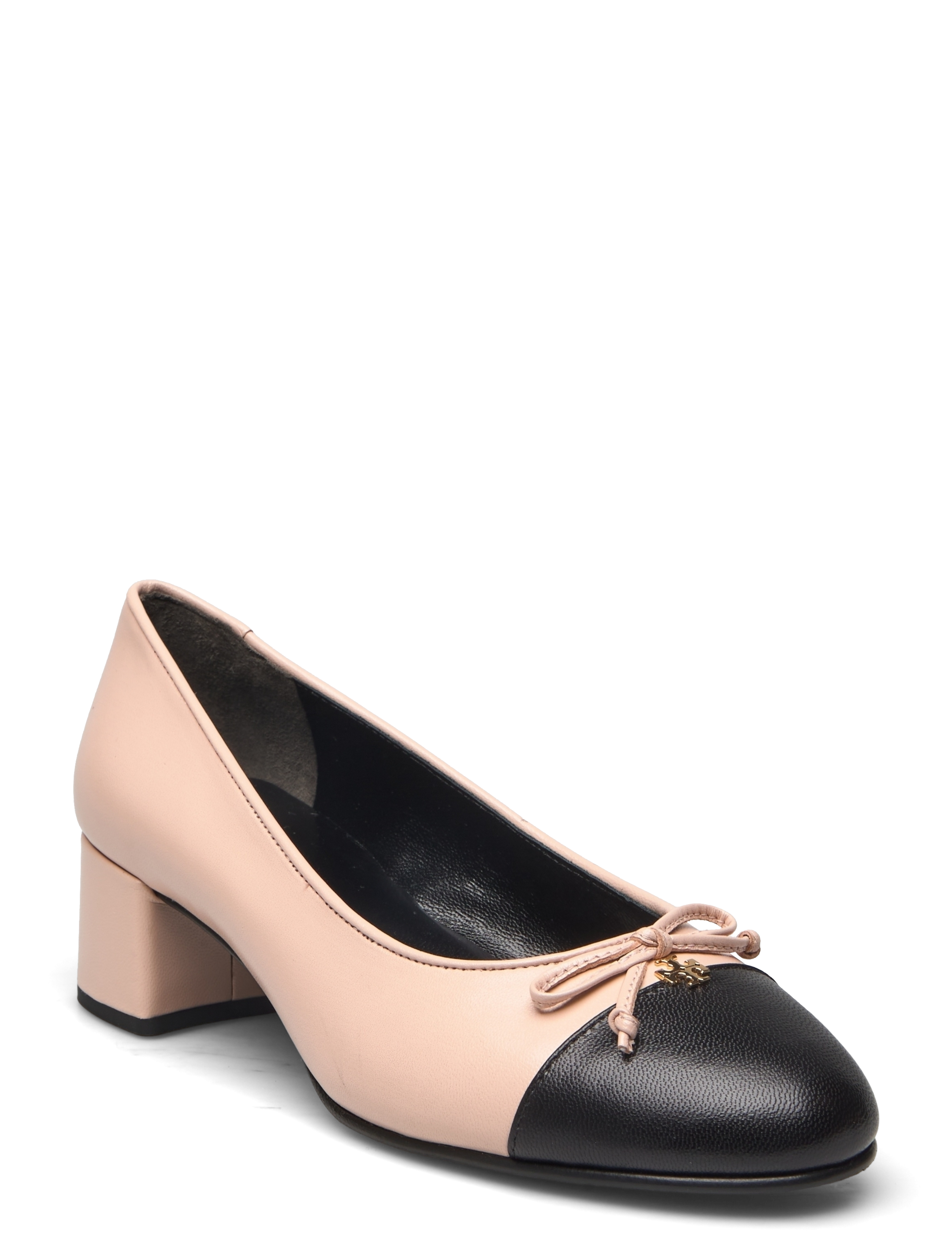 Tory Burch CAP-TOE PUMP 45MM - Tory Burch - ROSE PINK/ PERFECT BLACK / multi