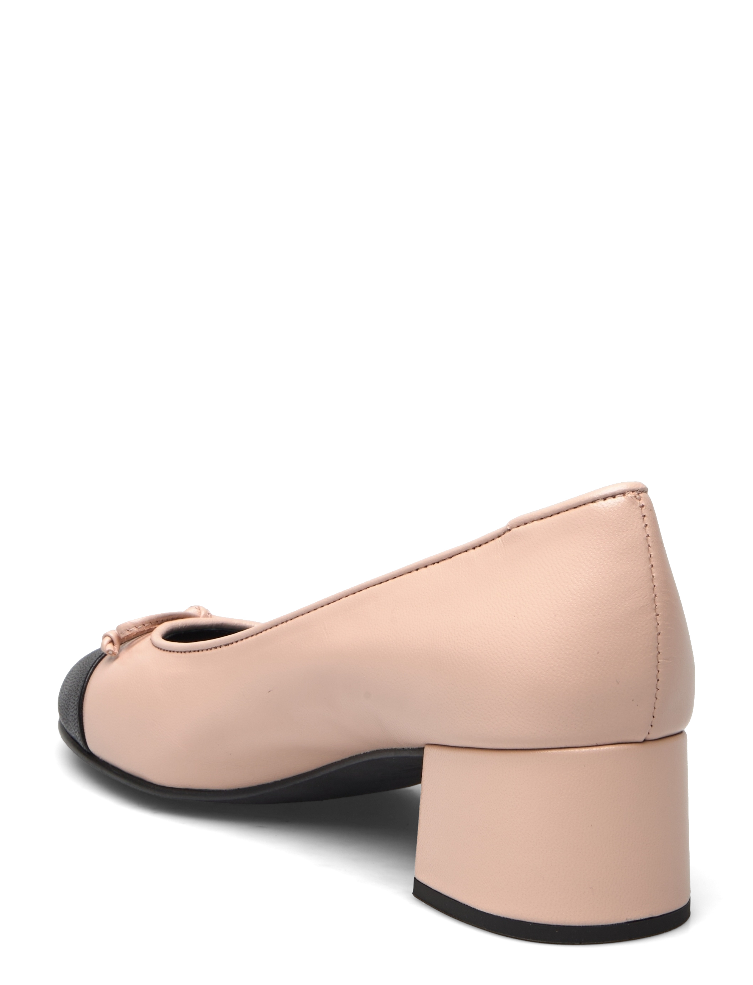 Tory Burch - CAP-TOE PUMP 45MM - festkläder till outletpriser - rose pink/ perfect black - 2