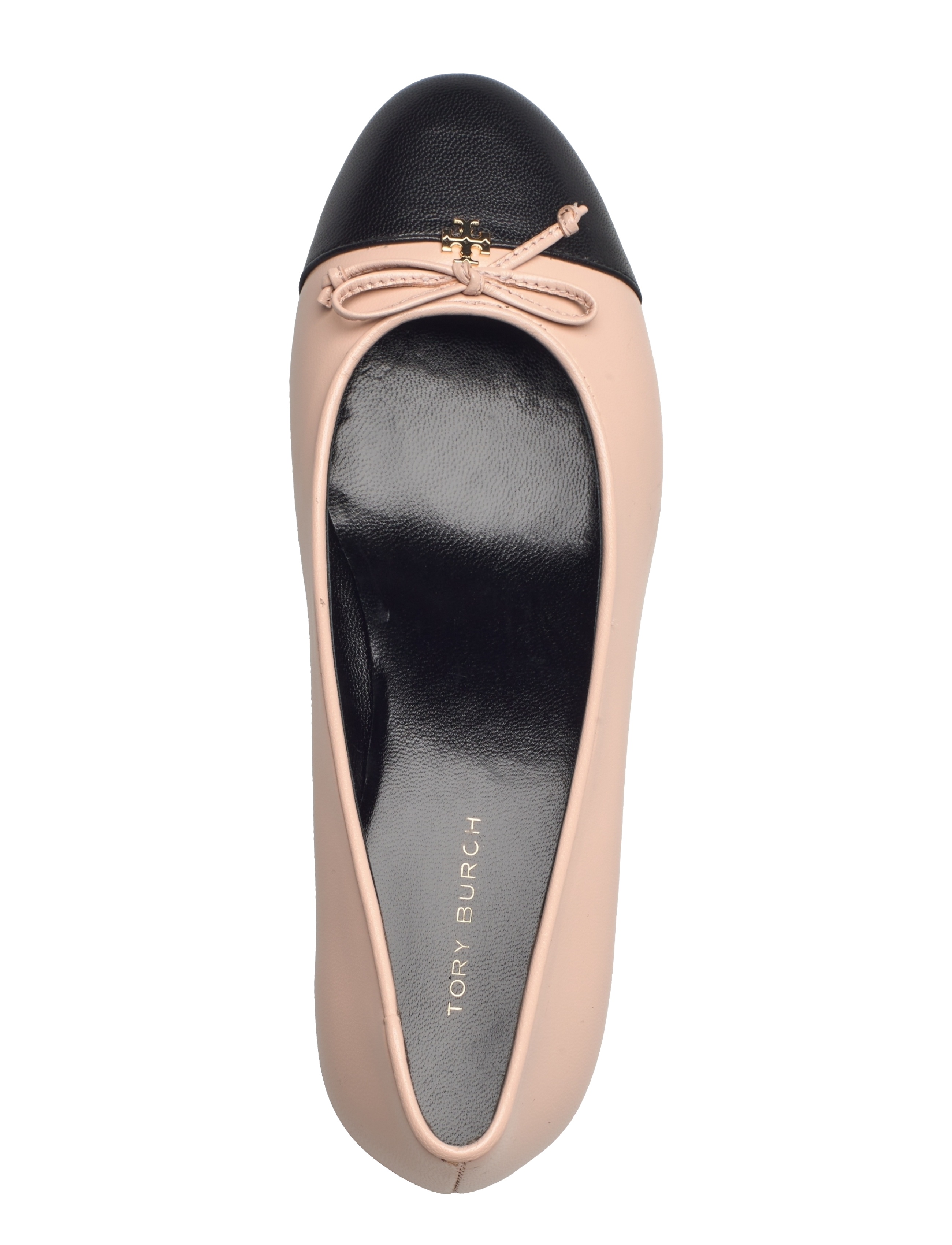 Tory Burch - CAP-TOE PUMP 45MM - festkläder till outletpriser - rose pink/ perfect black - 3