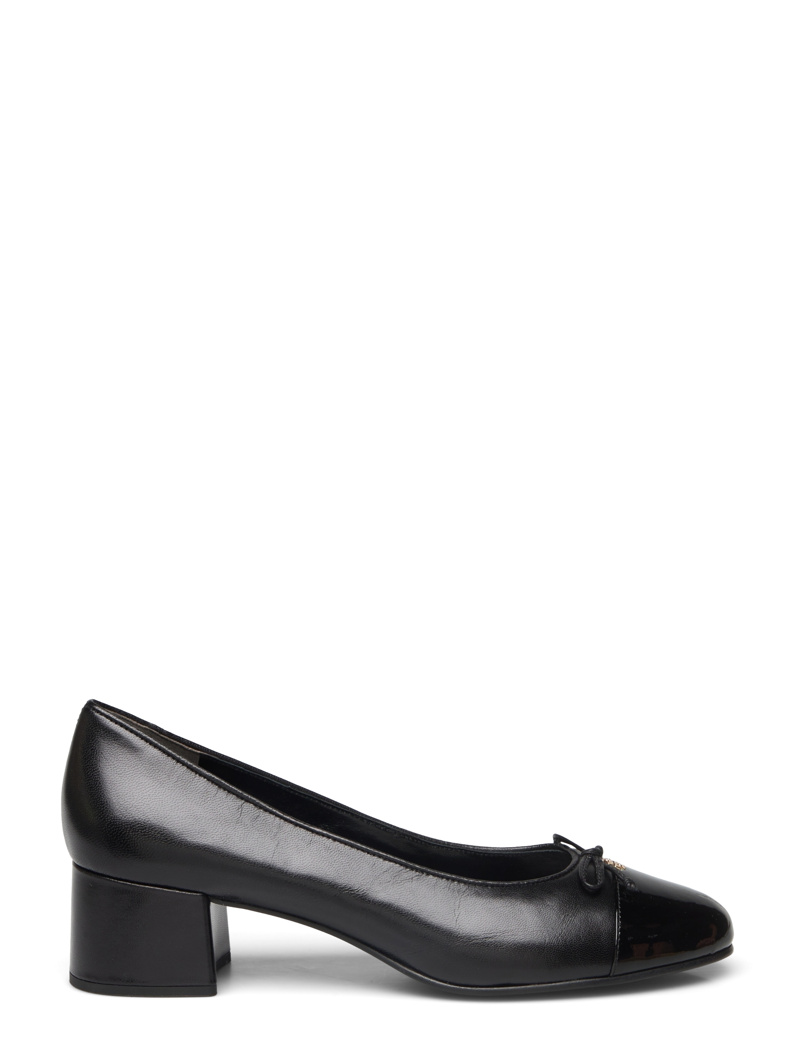 Tory Burch - CAP-TOE PUMP 45MM - peoriided outlet-hindadega - perfect black / perfect black - 1