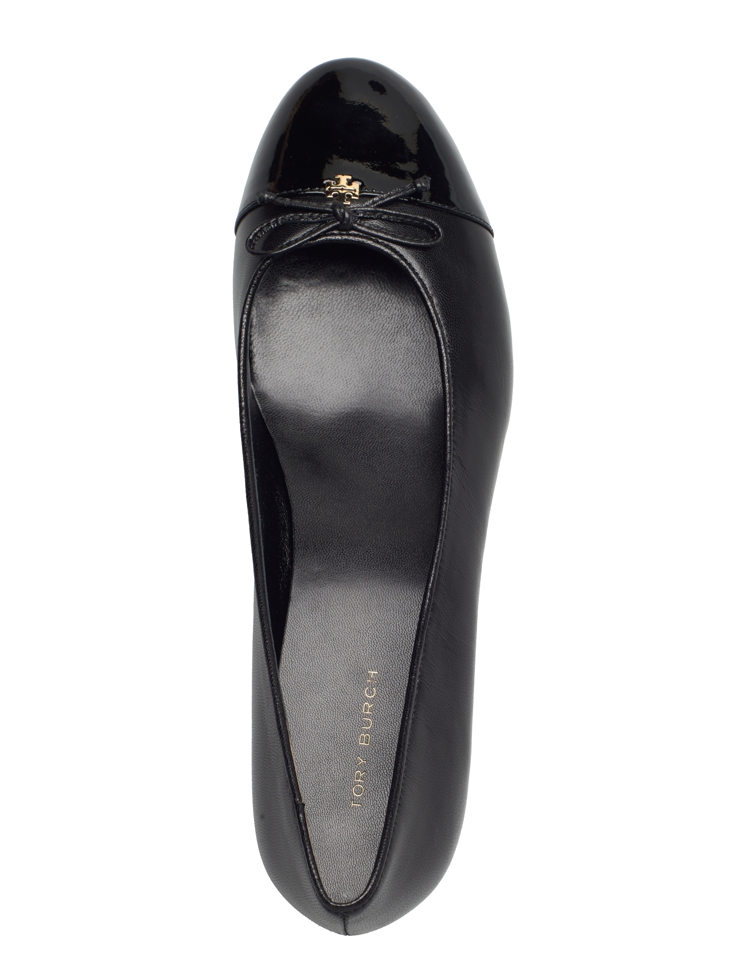 Tory Burch - CAP-TOE PUMP 45MM - peoriided outlet-hindadega - perfect black / perfect black - 3