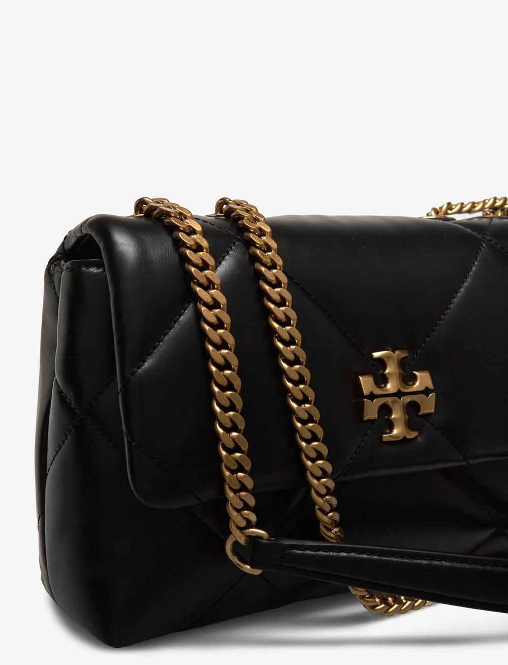 Tory Burch - Kira Diamond Quilt Small Convertible Shoulder Bag - crossbody bags - black - 3