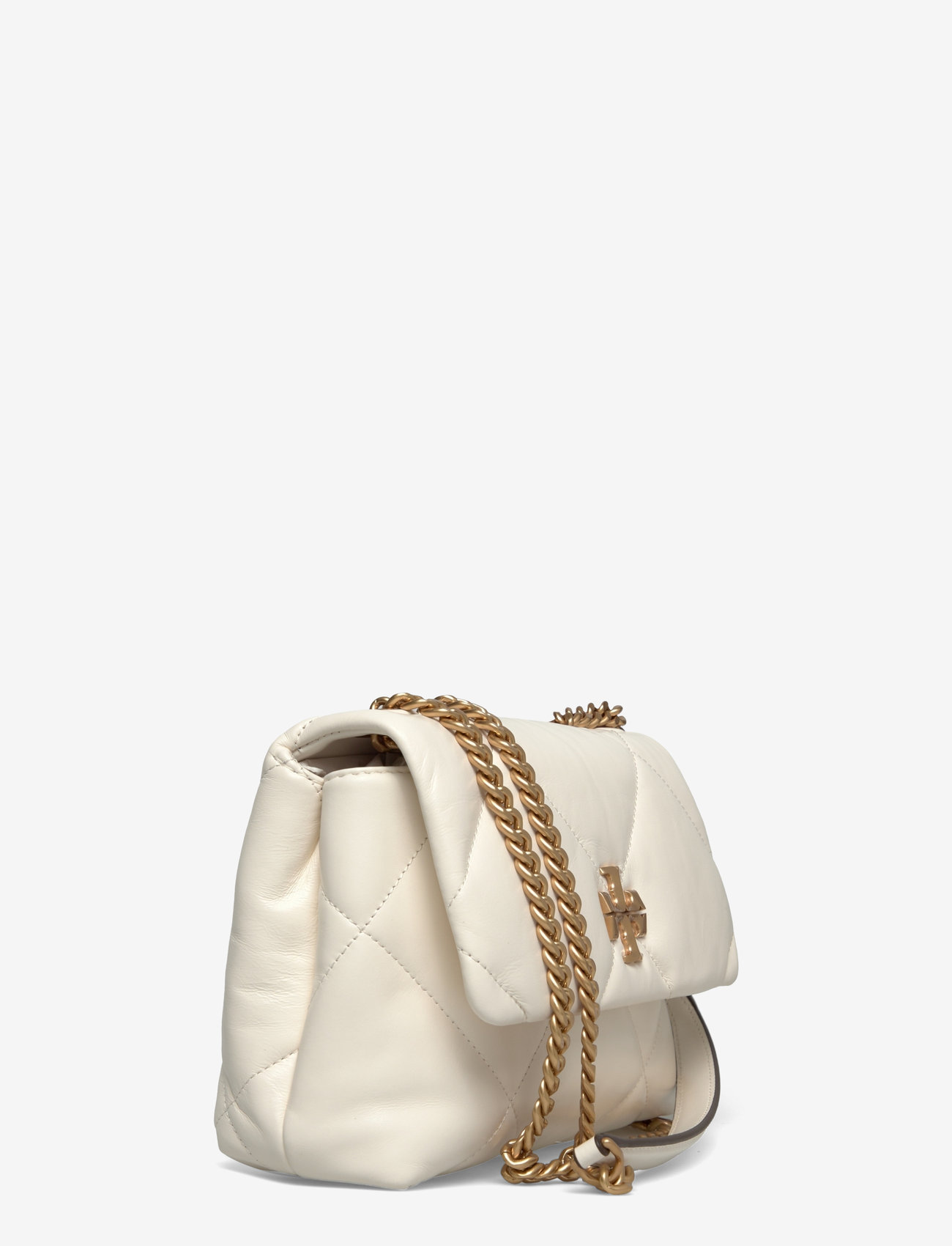 Tory Burch - Kira Diamond Quilt Small Convertible Shoulder Bag - crossbody bags - warm white - 2