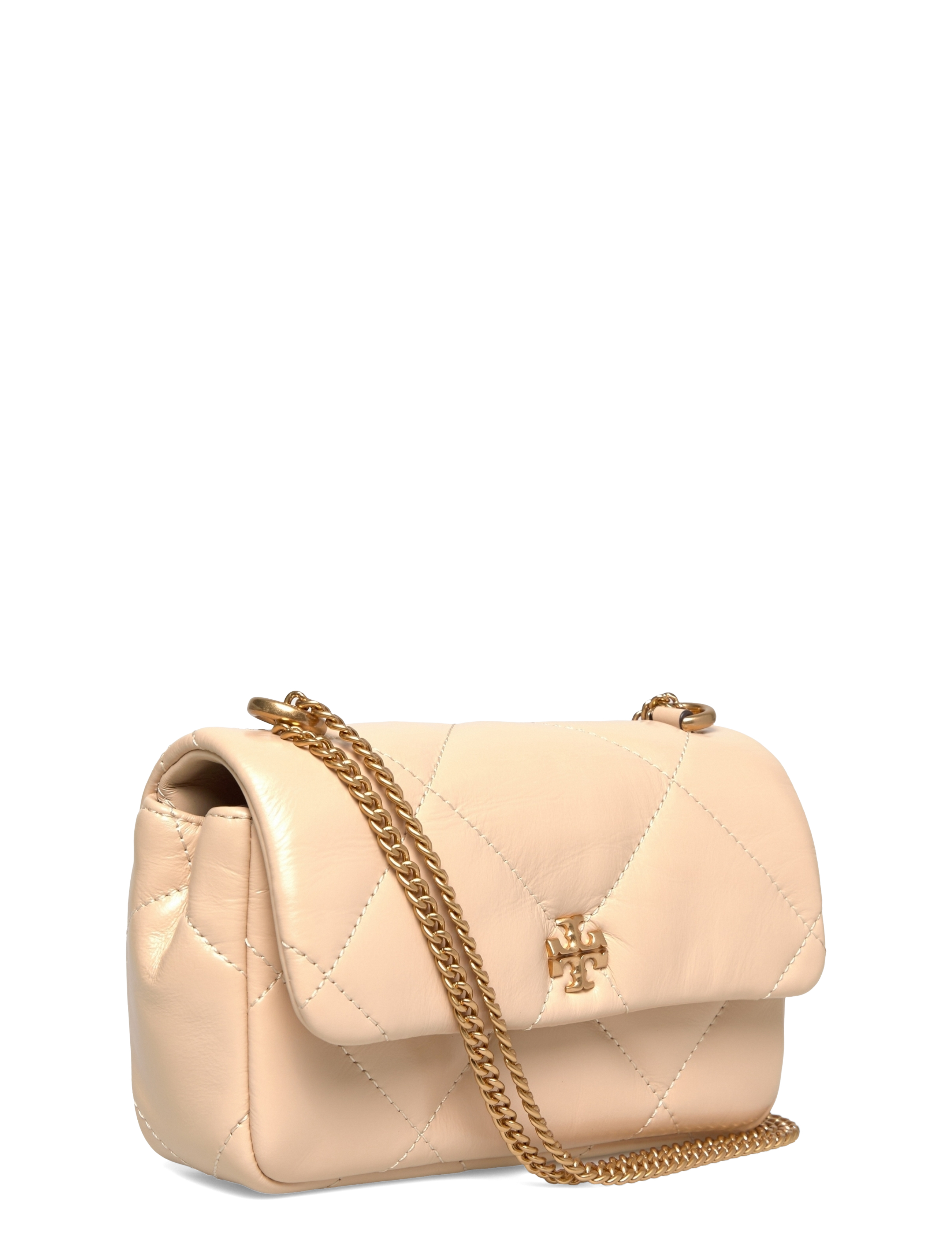 Tory Burch - Kira Diamond Quilt Mini Flap Bag - vanilla soft serve - 2