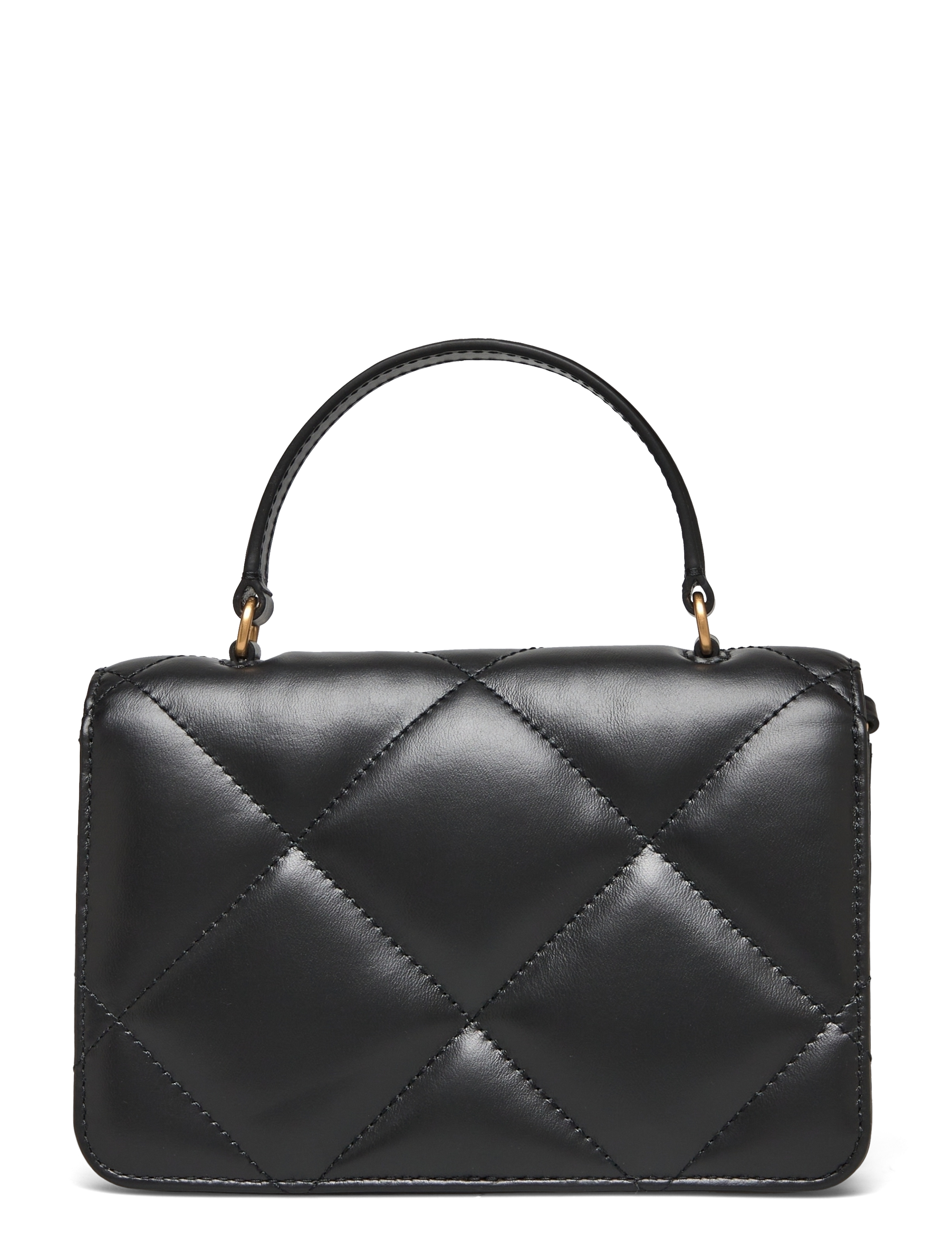 Tory Burch - Kira Diamond Quilt Mini Top Handle Chain Wallet - igapäevane stiil - black - 1
