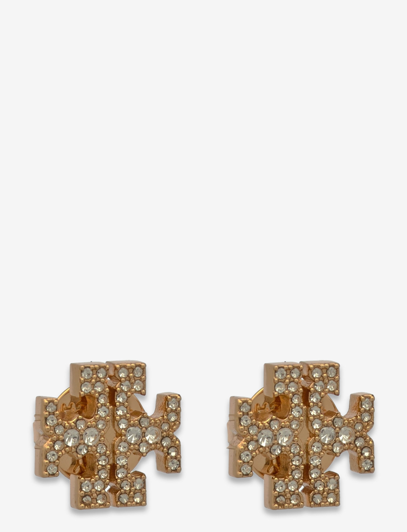 Tory Burch - Kira Pave Stud Earrings - nappikorvakorut - tory gold / crystal - 0