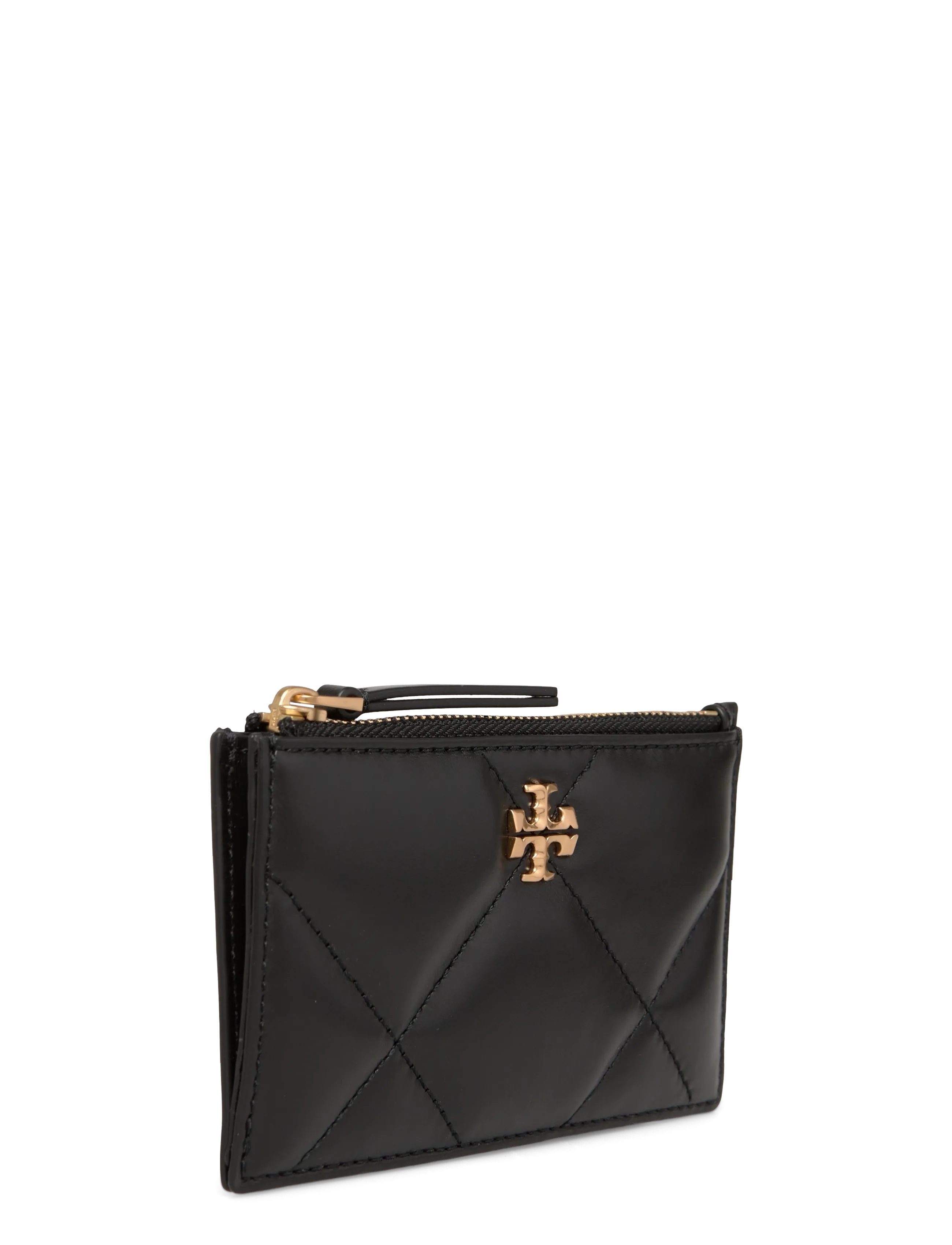 Tory Burch - Kira Diamond Quilt Zip Card Case - black - 2
