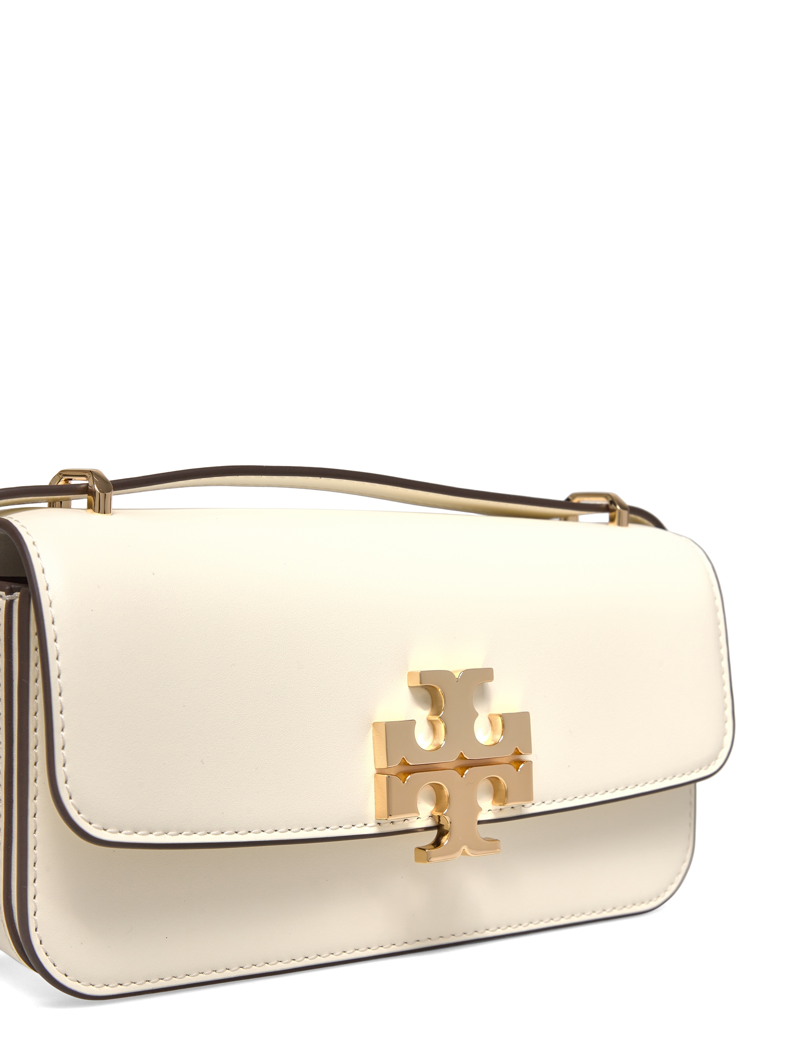 Tory Burch - Eleanor E/W Small Convertible Shoulder Bag - warm white - 3