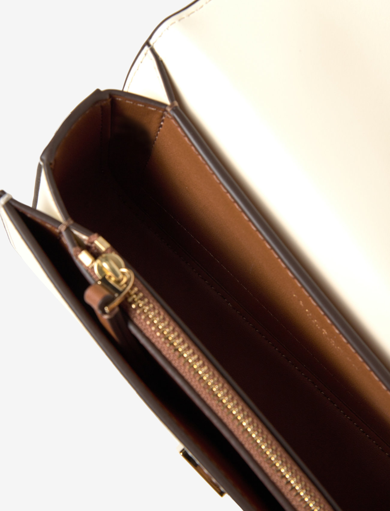 Tory Burch - Eleanor E/W Small Convertible Shoulder Bag - warm white - 4