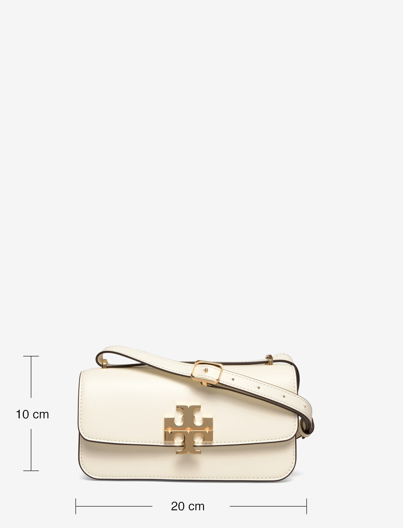 Tory Burch - Eleanor E/W Small Convertible Shoulder Bag - warm white - 5